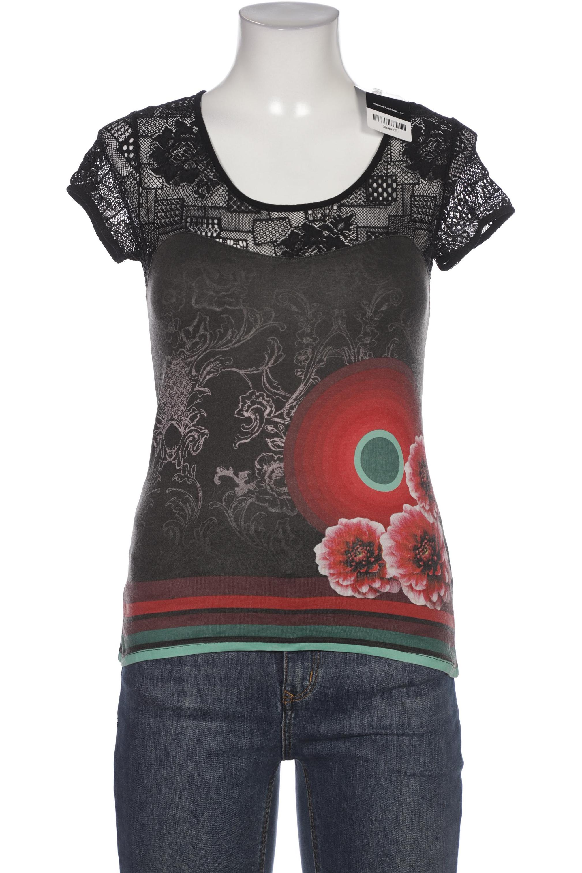 

Desigual Damen T-Shirt, schwarz