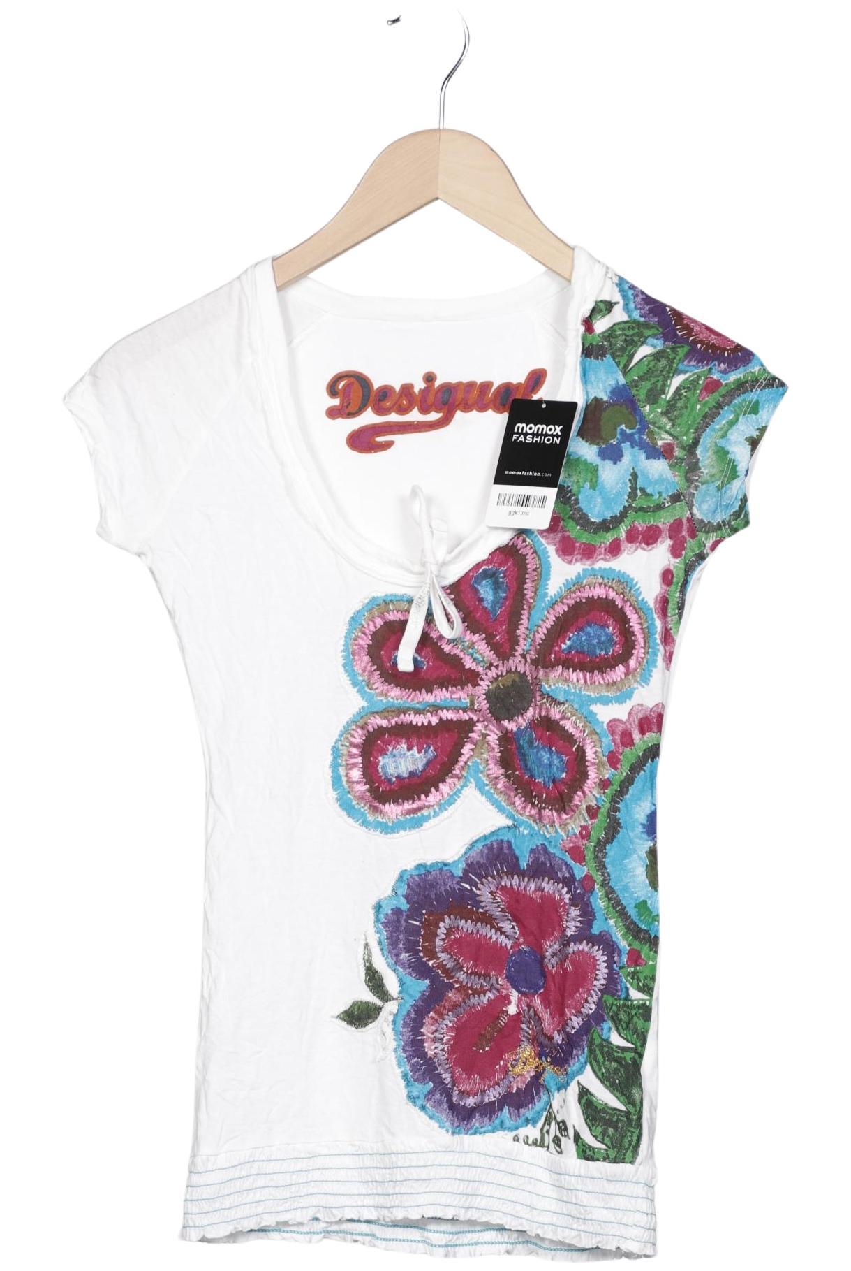 

Desigual Damen T-Shirt, weiß, Gr. 34