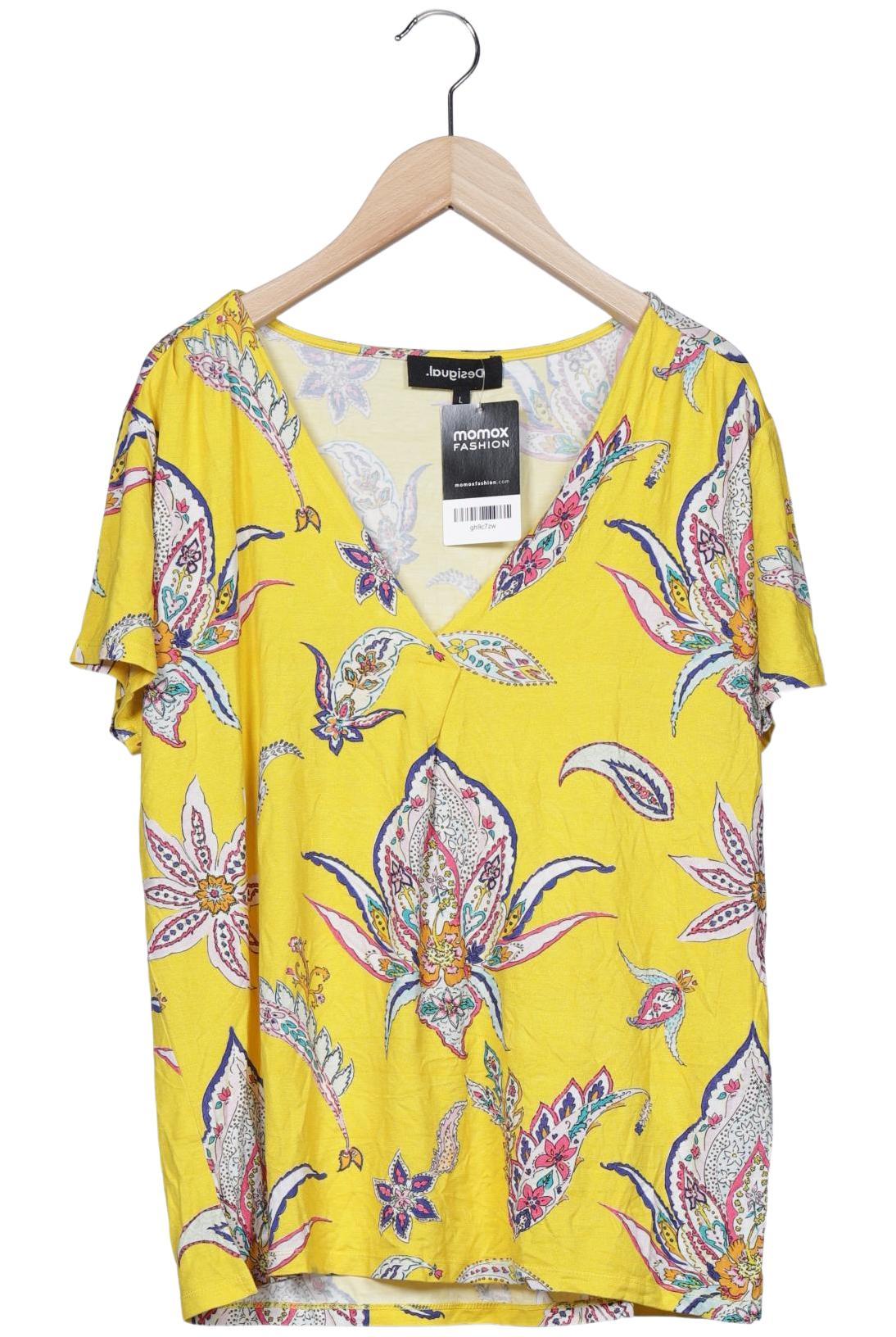 

Desigual Damen T-Shirt, gelb, Gr. 42