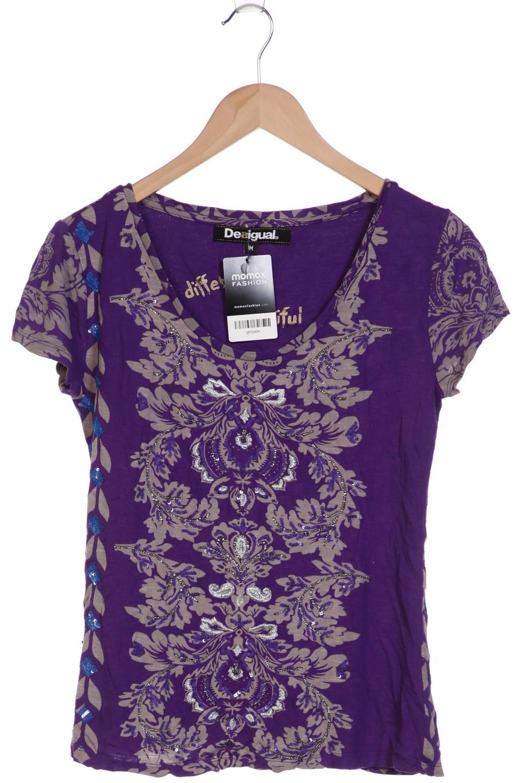

Desigual Damen T-Shirt, flieder, Gr. 38