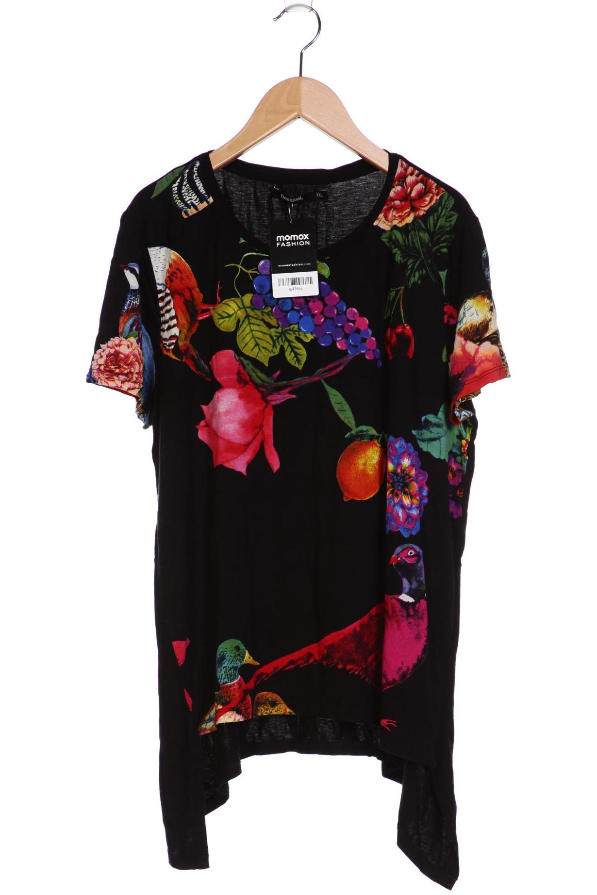 

Desigual Damen T-Shirt, schwarz