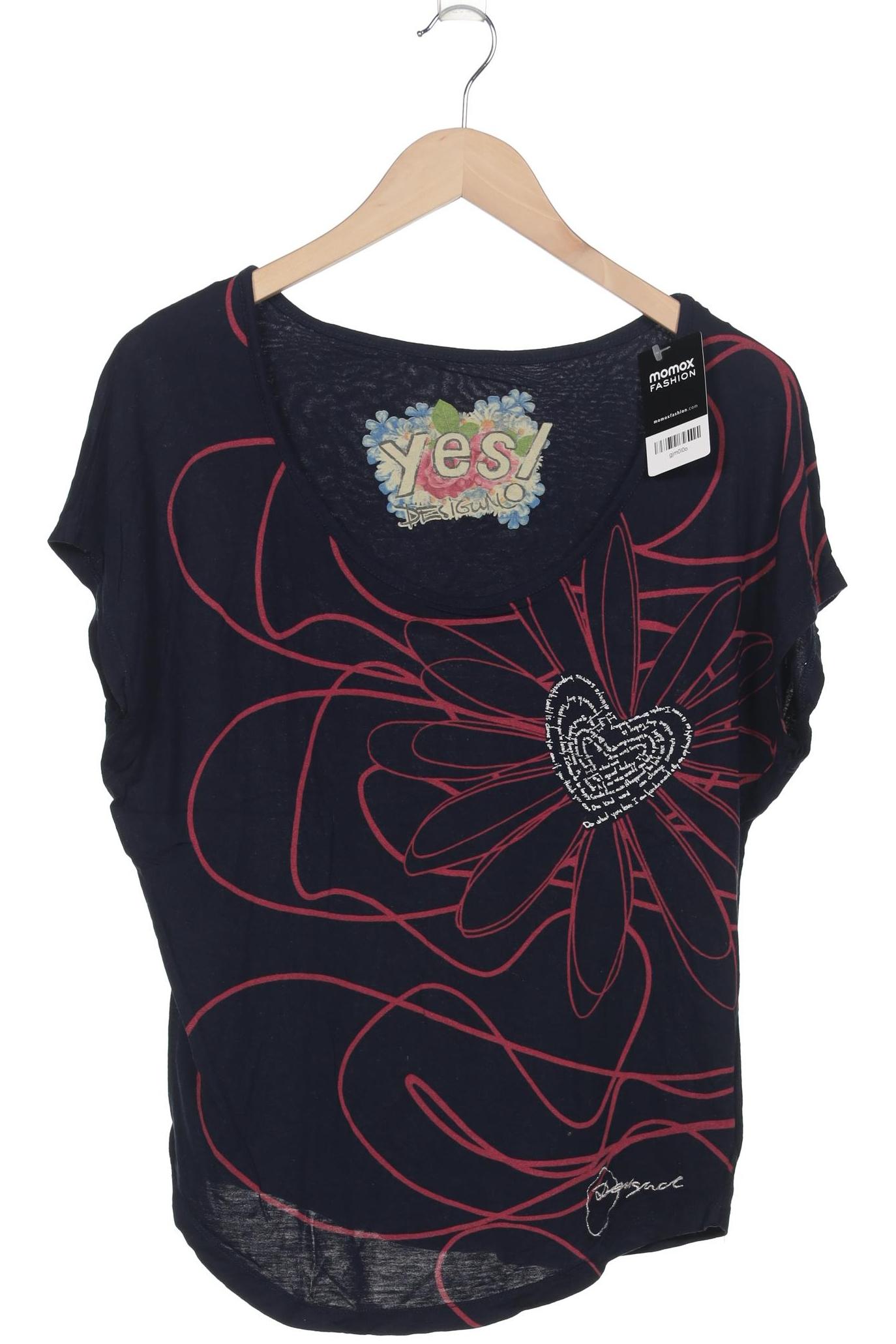 

Desigual Damen T-Shirt, marineblau, Gr. 36