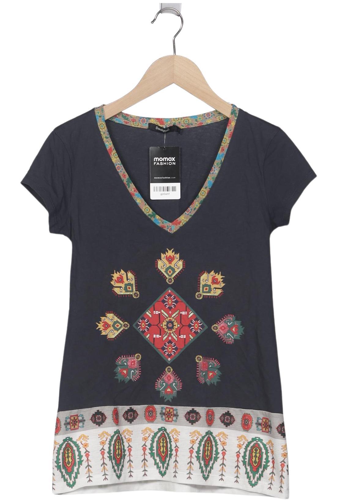 

Desigual Damen T-Shirt, marineblau, Gr. 36