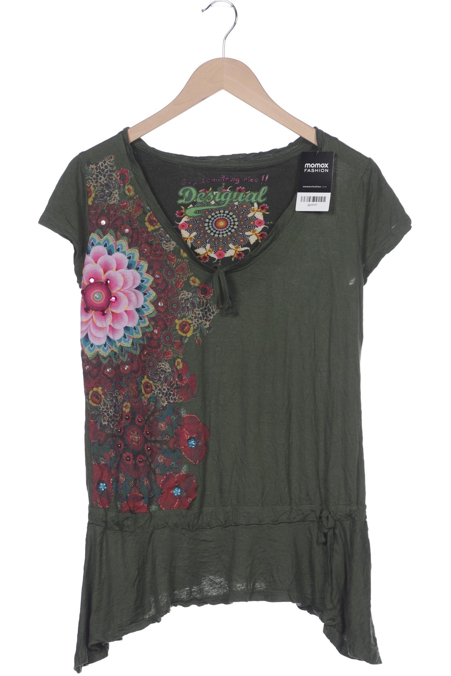 

Desigual Damen T-Shirt, grün, Gr. 42