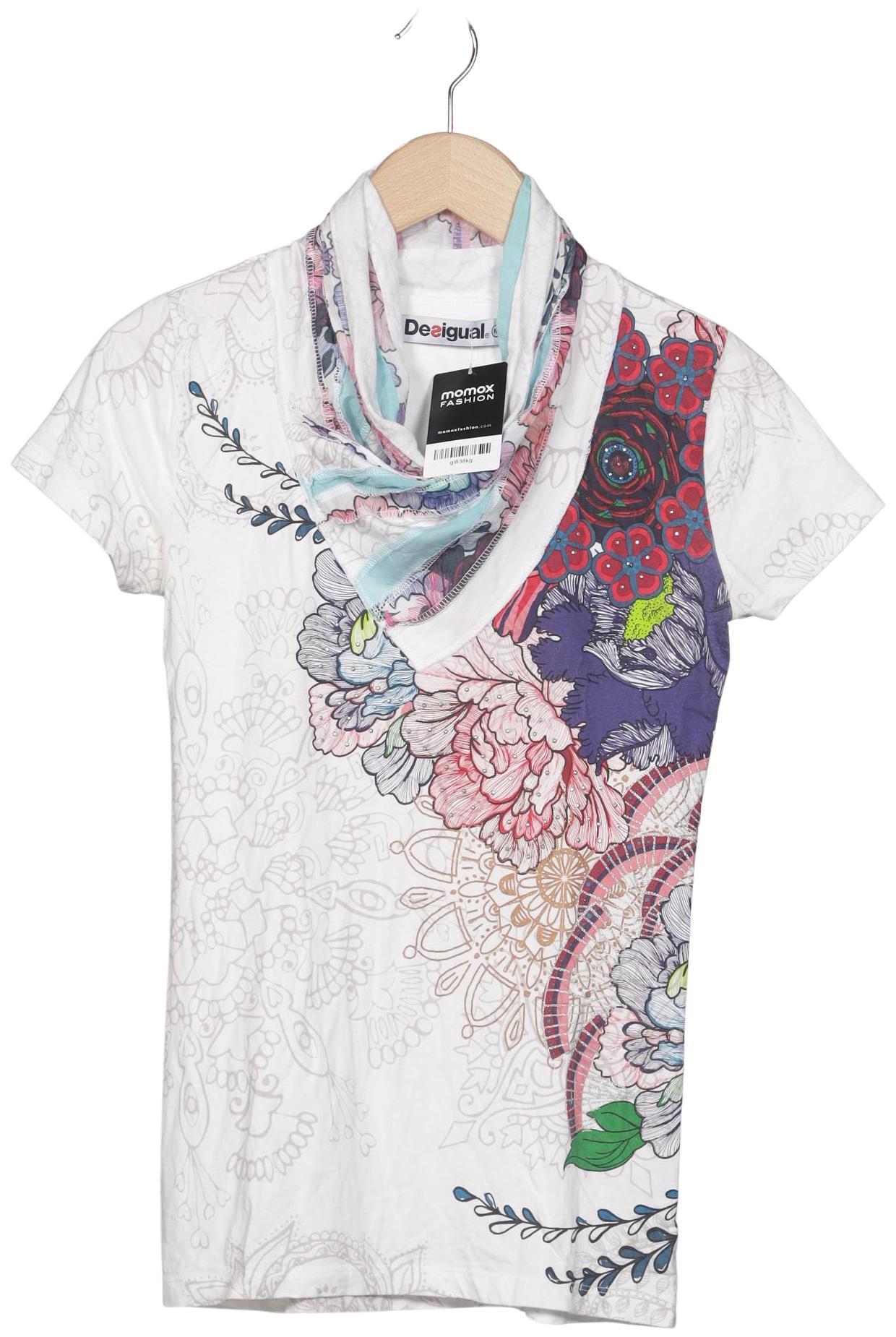

Desigual Damen T-Shirt, weiß, Gr. 38