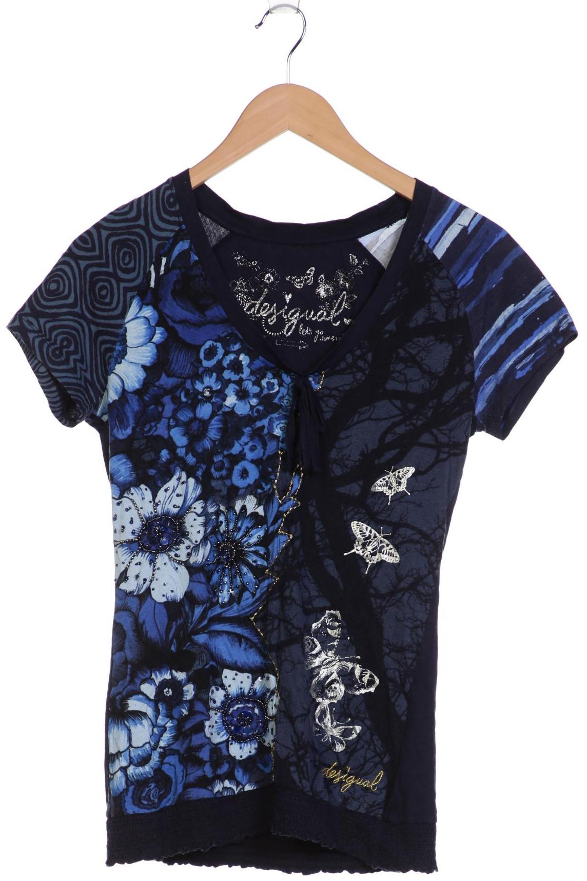 

Desigual Damen T-Shirt, marineblau, Gr. 38