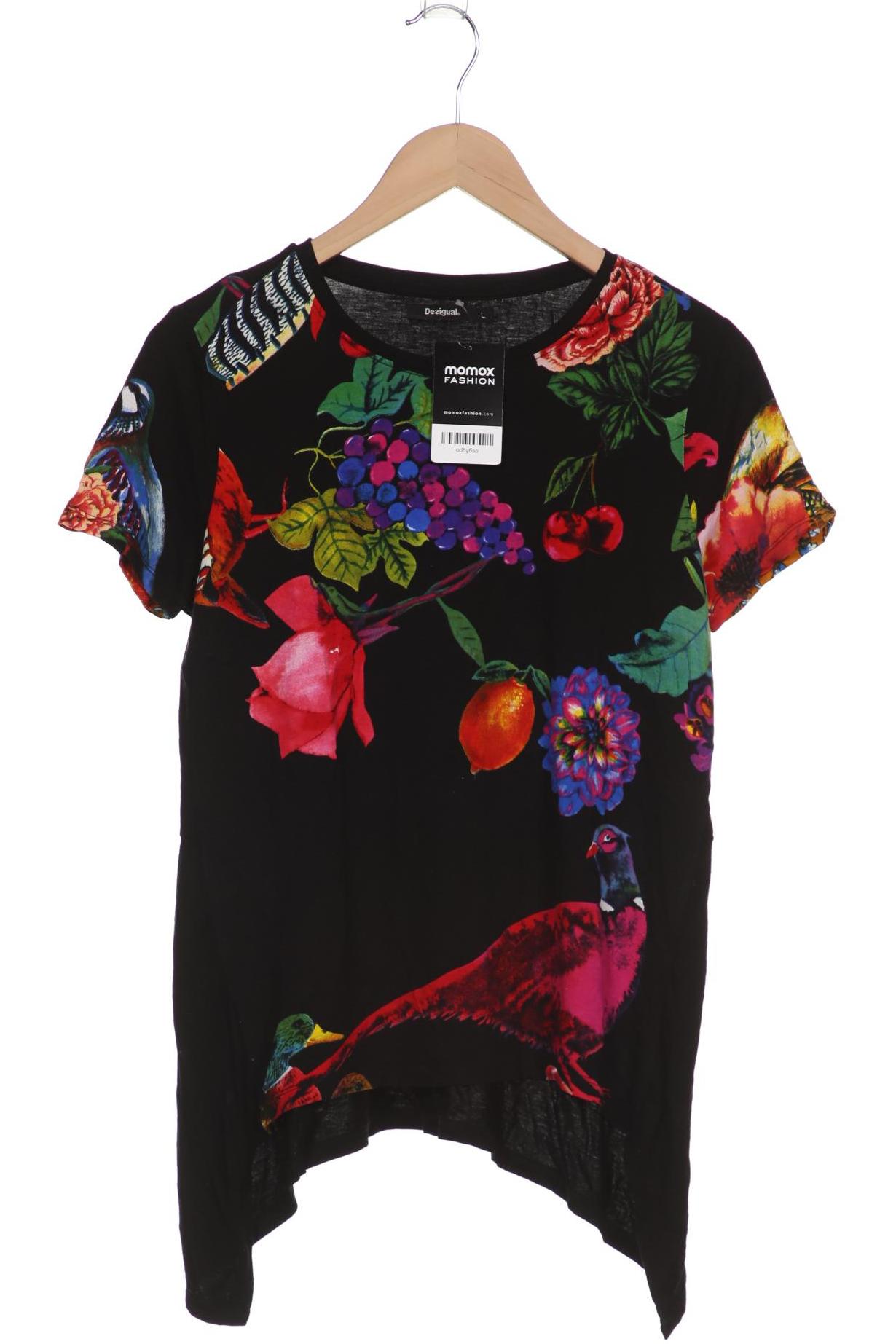 

Desigual Damen T-Shirt, schwarz