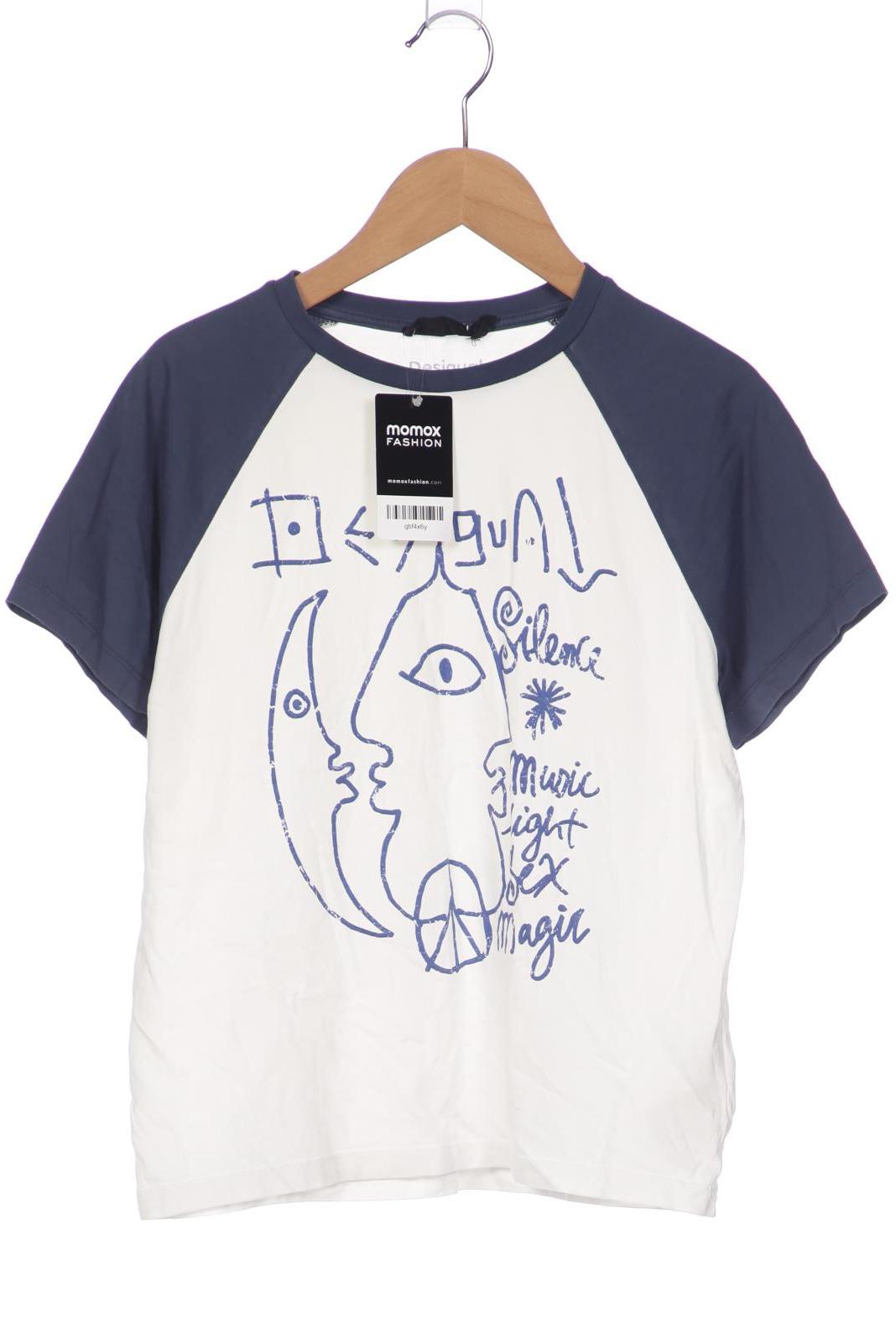 

Desigual Damen T-Shirt, weiß, Gr. 36