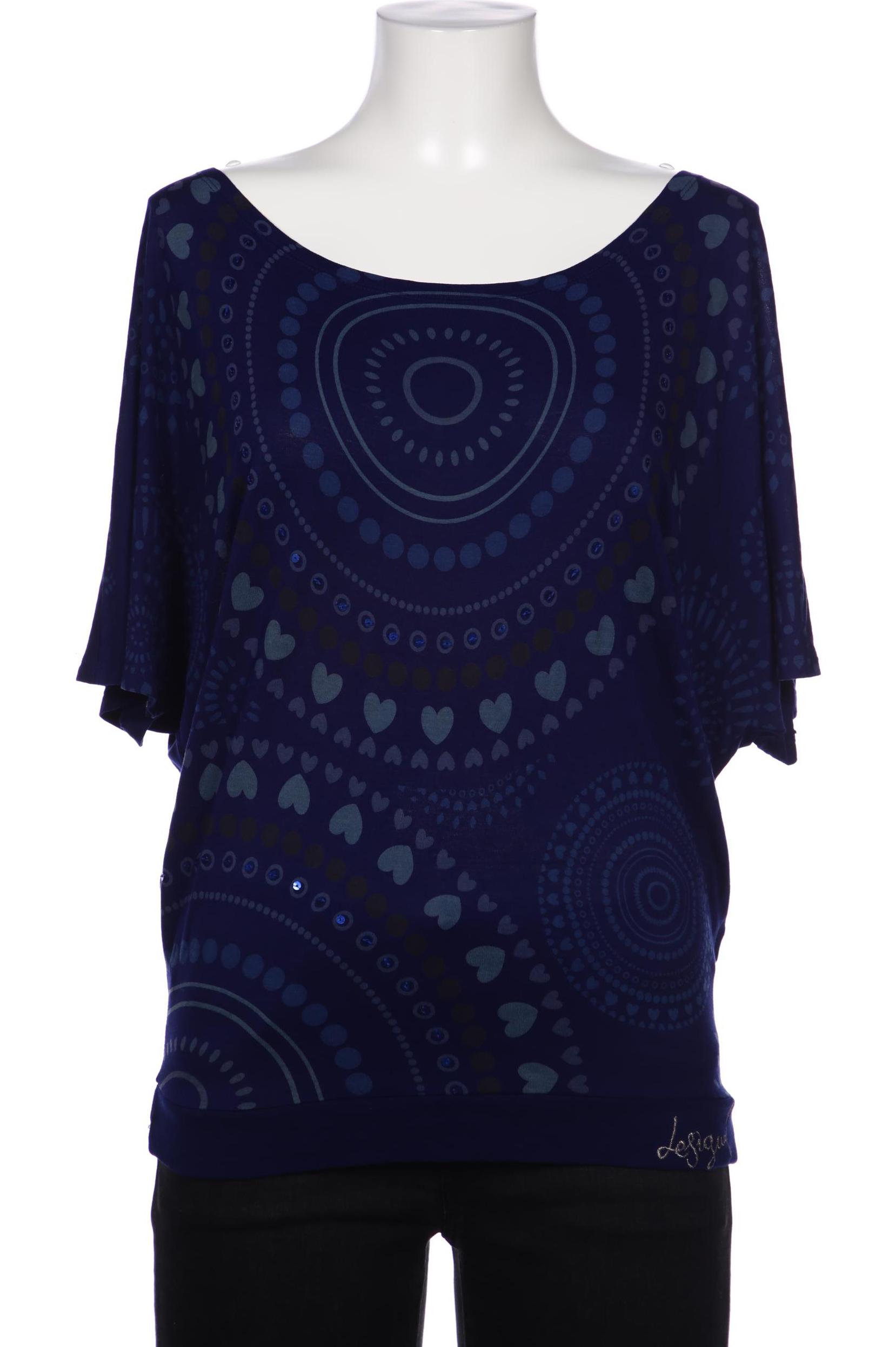 

Desigual Damen T-Shirt, marineblau, Gr. 36