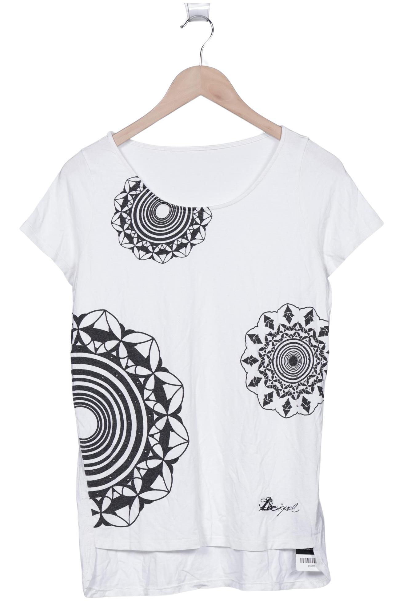 

Desigual Damen T-Shirt, weiß, Gr. 38