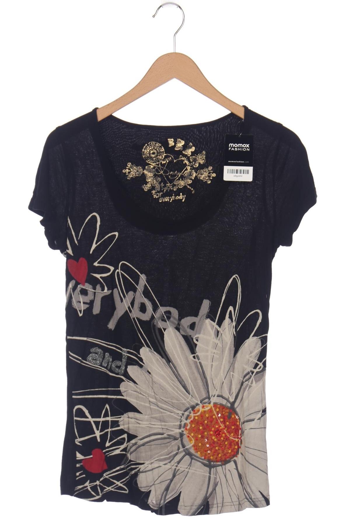 

Desigual Damen T-Shirt, schwarz, Gr. 44