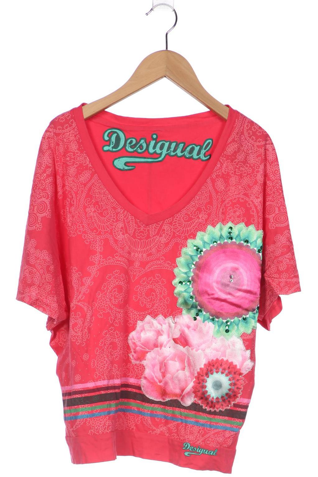 

Desigual Damen T-Shirt, pink, Gr. 36
