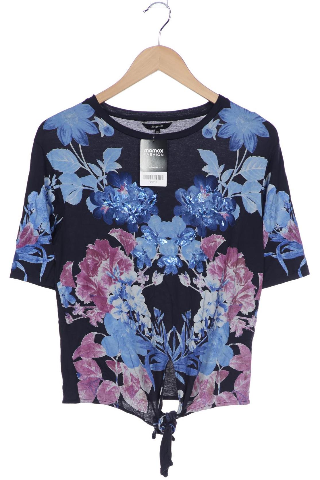 

Desigual Damen T-Shirt, marineblau, Gr. 34