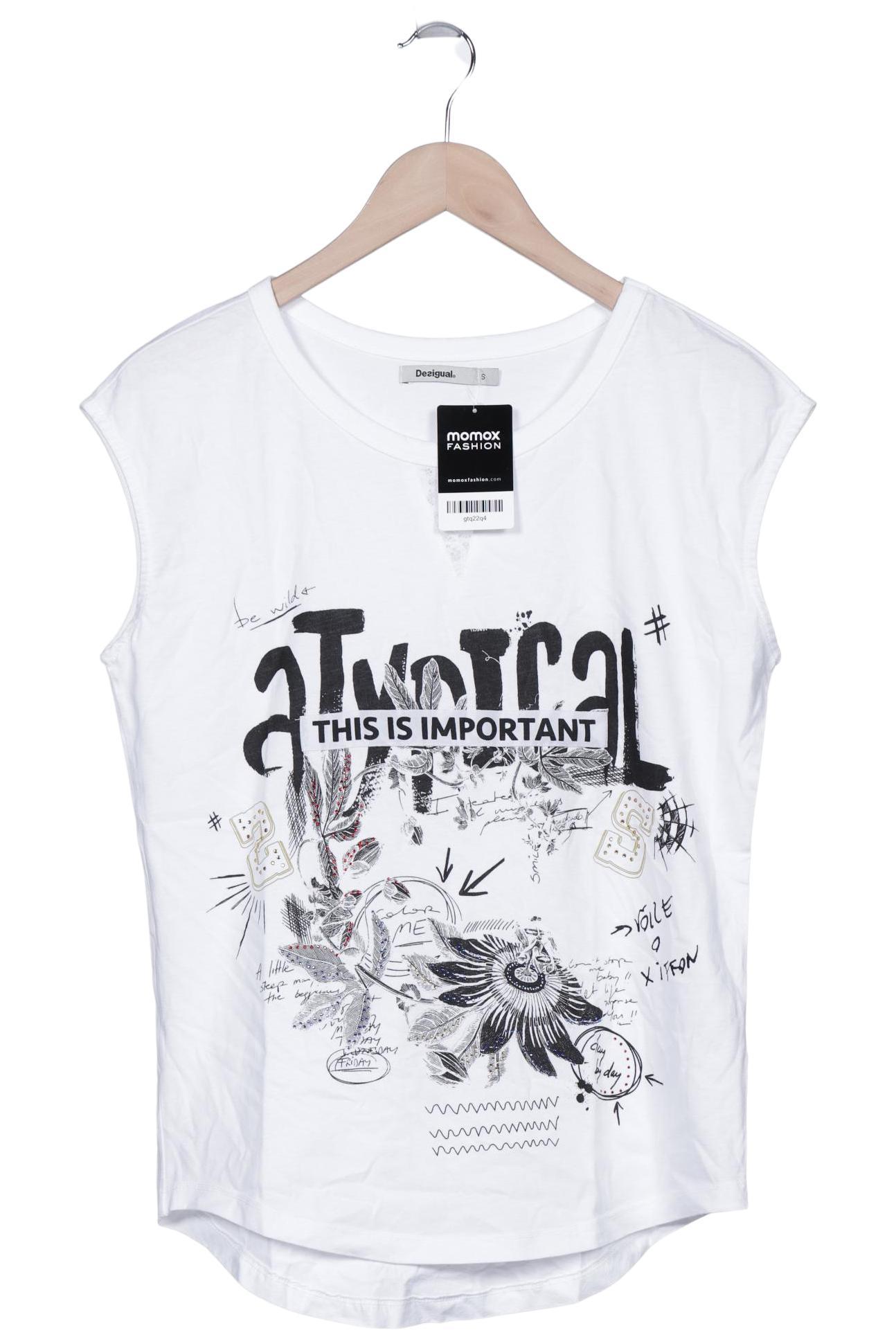 

Desigual Damen T-Shirt, weiß, Gr. 36