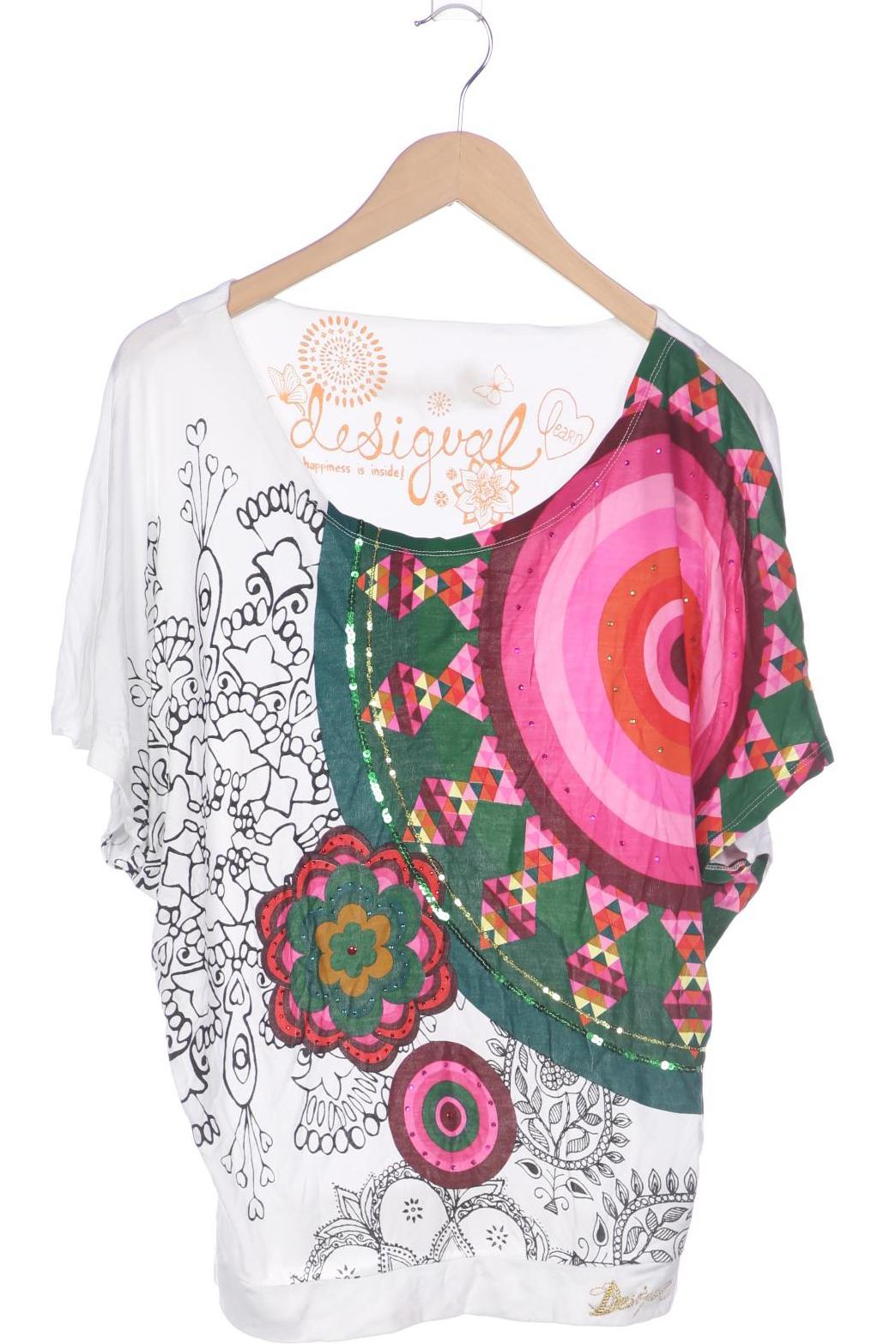 

Desigual Damen T-Shirt, weiß, Gr. 38