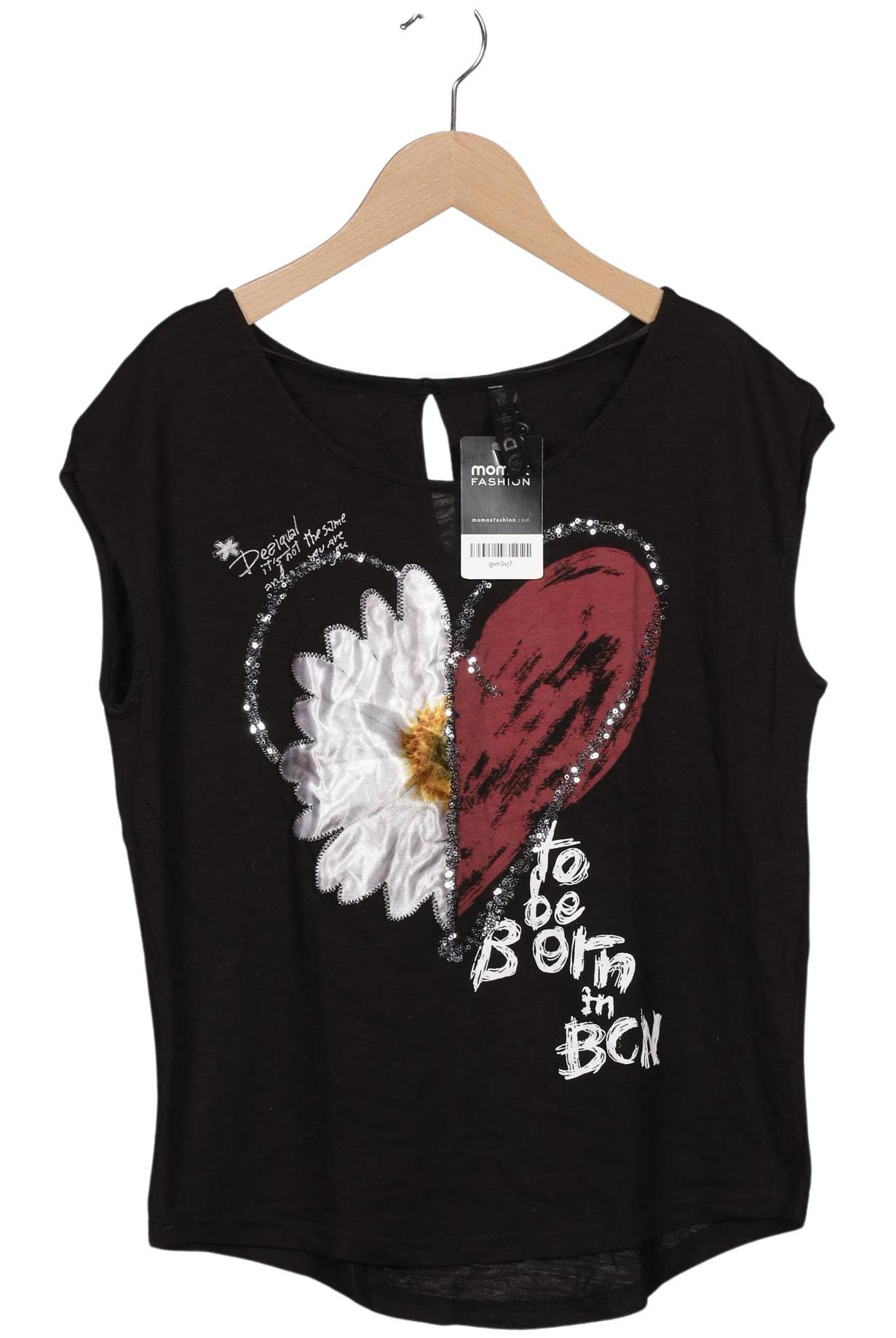 

Desigual Damen T-Shirt, schwarz, Gr. 38