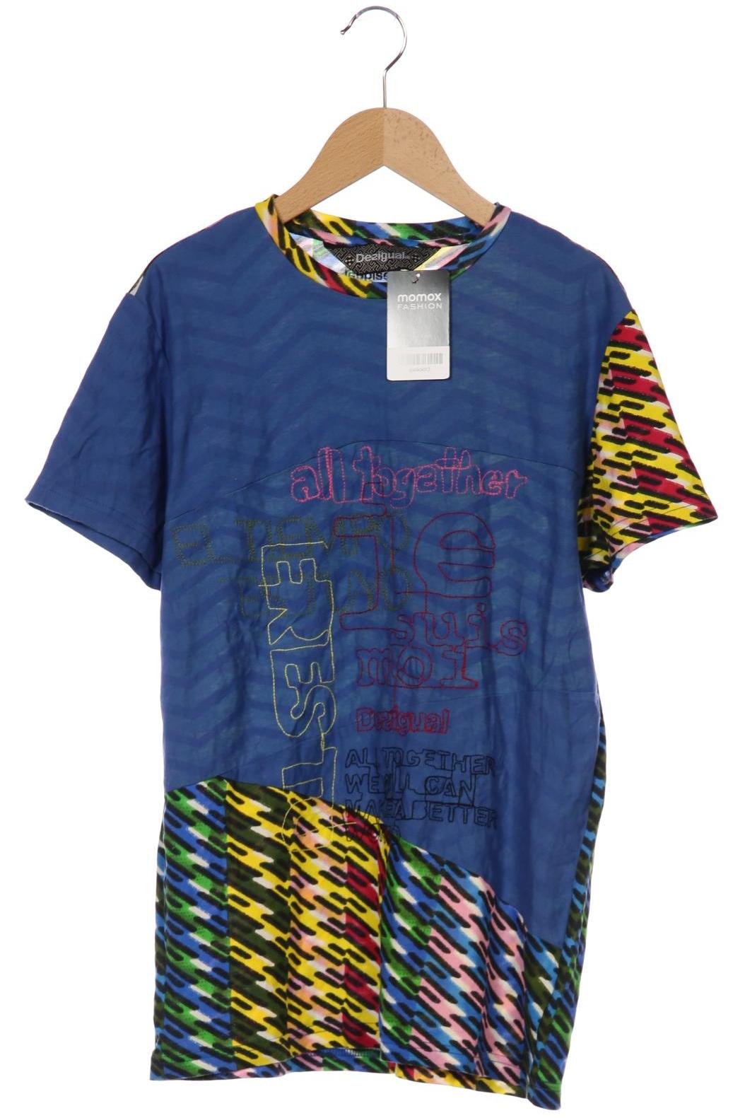 

Desigual Damen T-Shirt, blau, Gr. 38