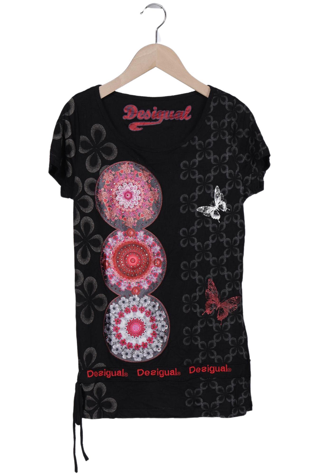 

Desigual Damen T-Shirt, schwarz, Gr. 36