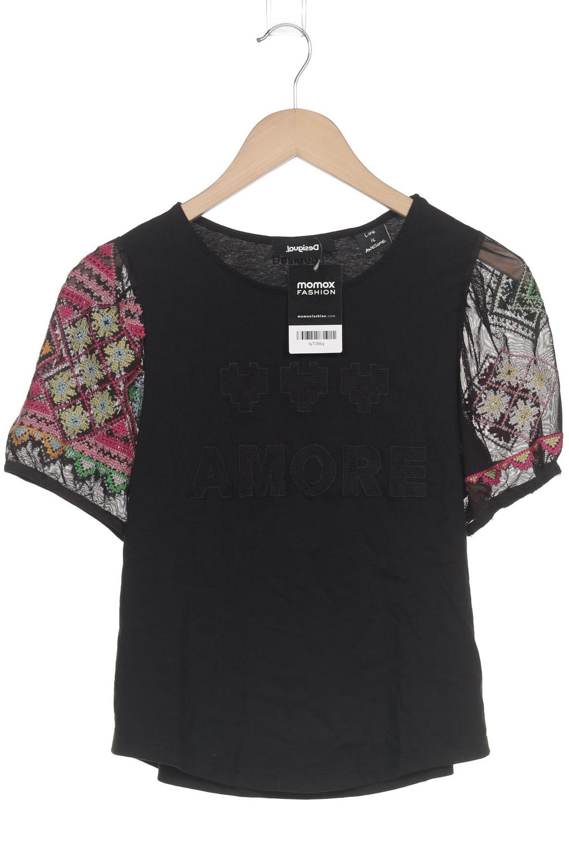 

Desigual Damen T-Shirt, schwarz, Gr. 44