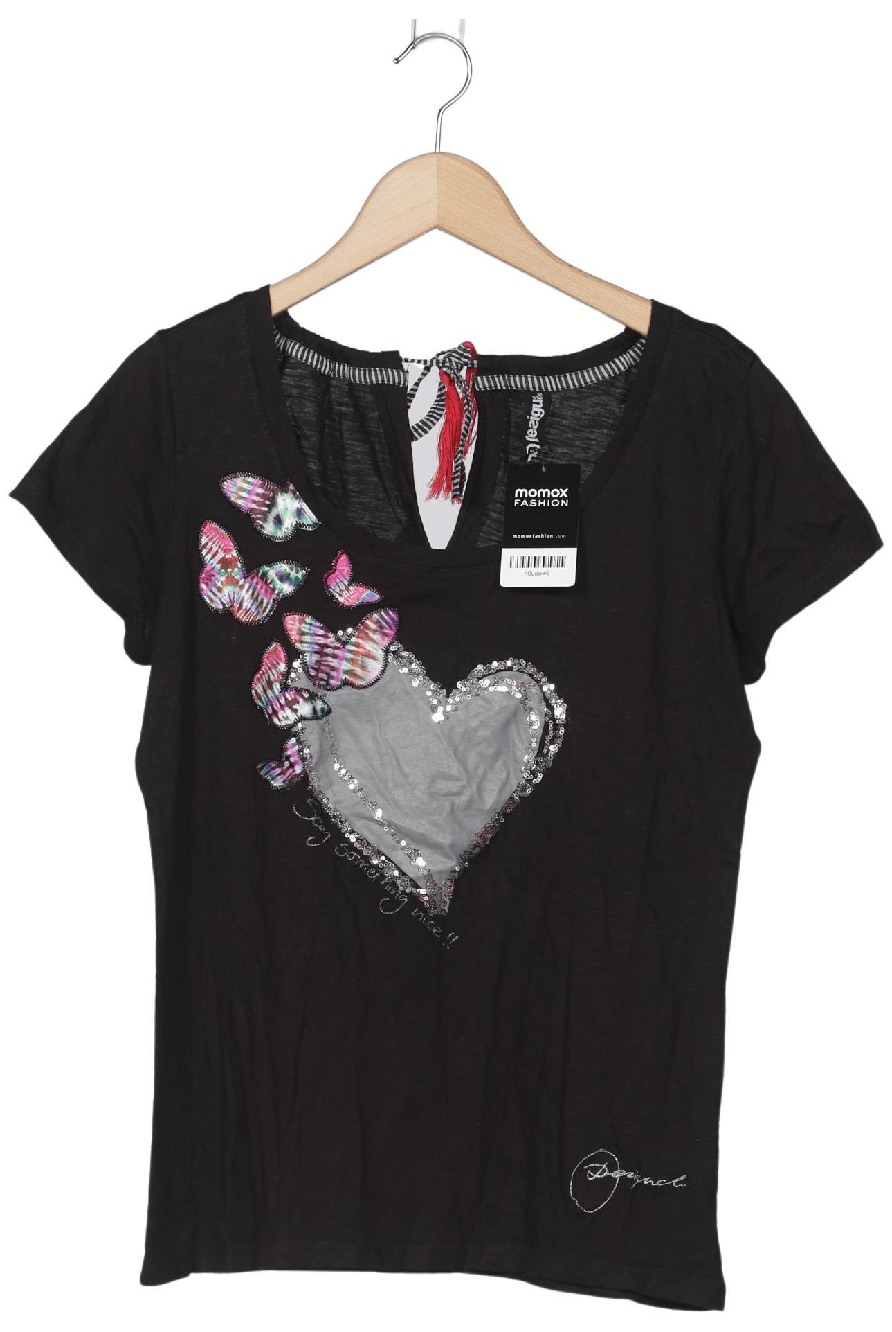 

Desigual Damen T-Shirt, schwarz, Gr. 44