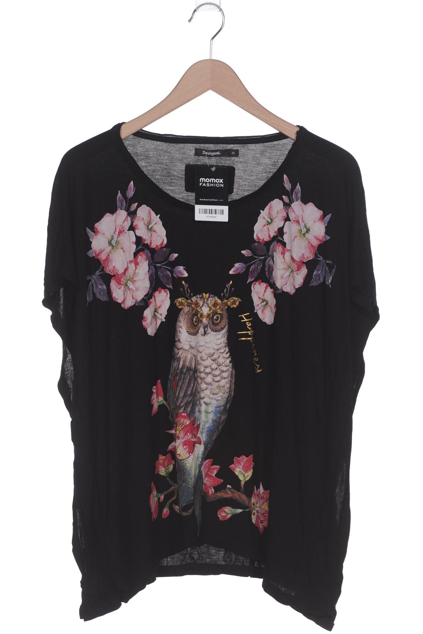 

Desigual Damen T-Shirt, schwarz, Gr. 38