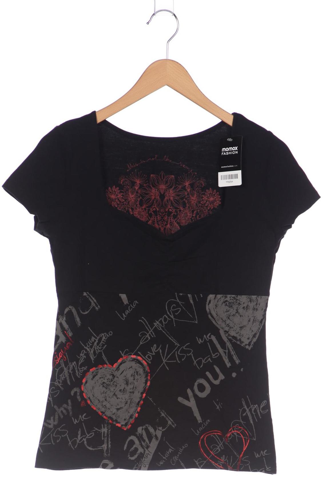 

Desigual Damen T-Shirt, schwarz, Gr. 44