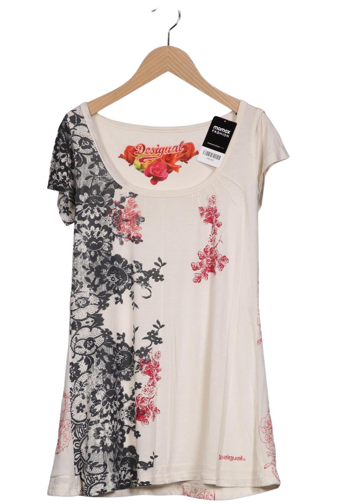 

Desigual Damen T-Shirt, cremeweiß, Gr. 42