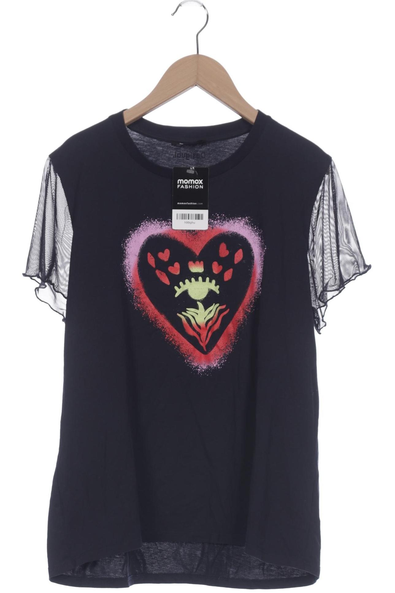

Desigual Damen T-Shirt, marineblau, Gr. 44
