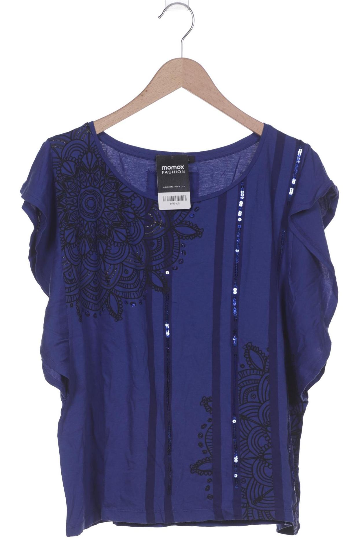 

Desigual Damen T-Shirt, blau, Gr. 44