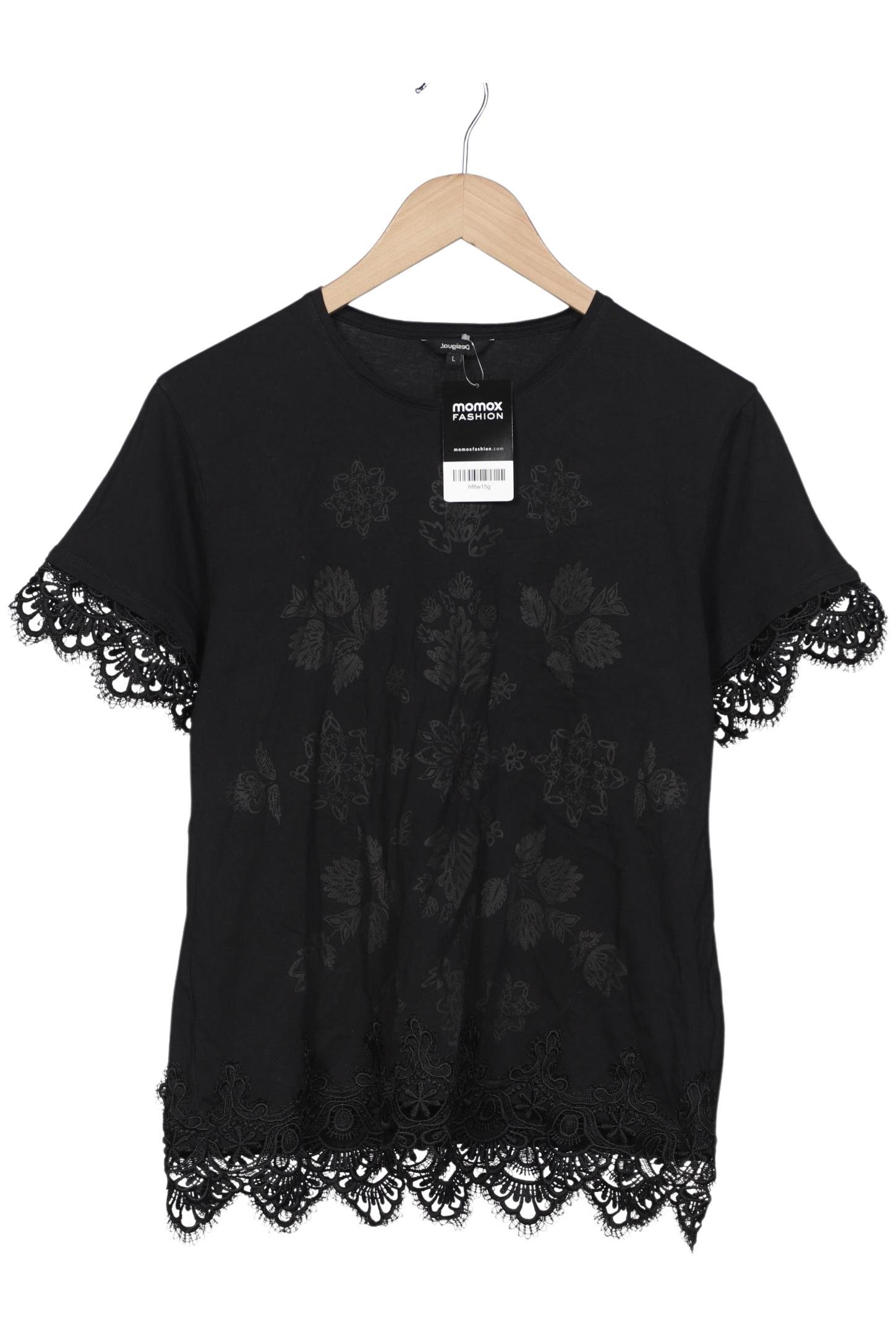 

Desigual Damen T-Shirt, schwarz, Gr. 42