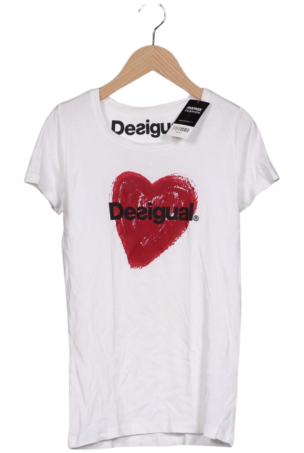 

Desigual Damen T-Shirt, weiß, Gr. 36