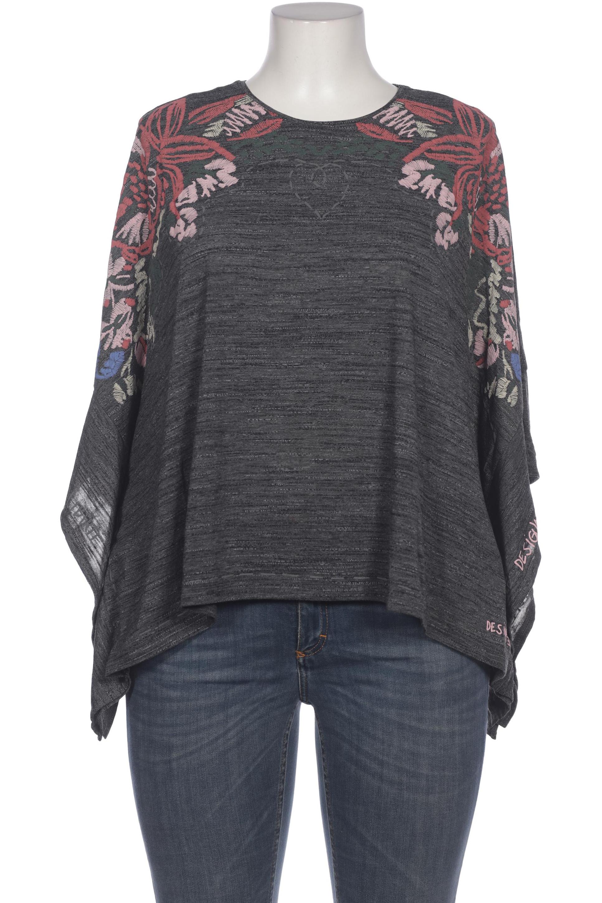 

Desigual Damen T-Shirt, grau, Gr. uni