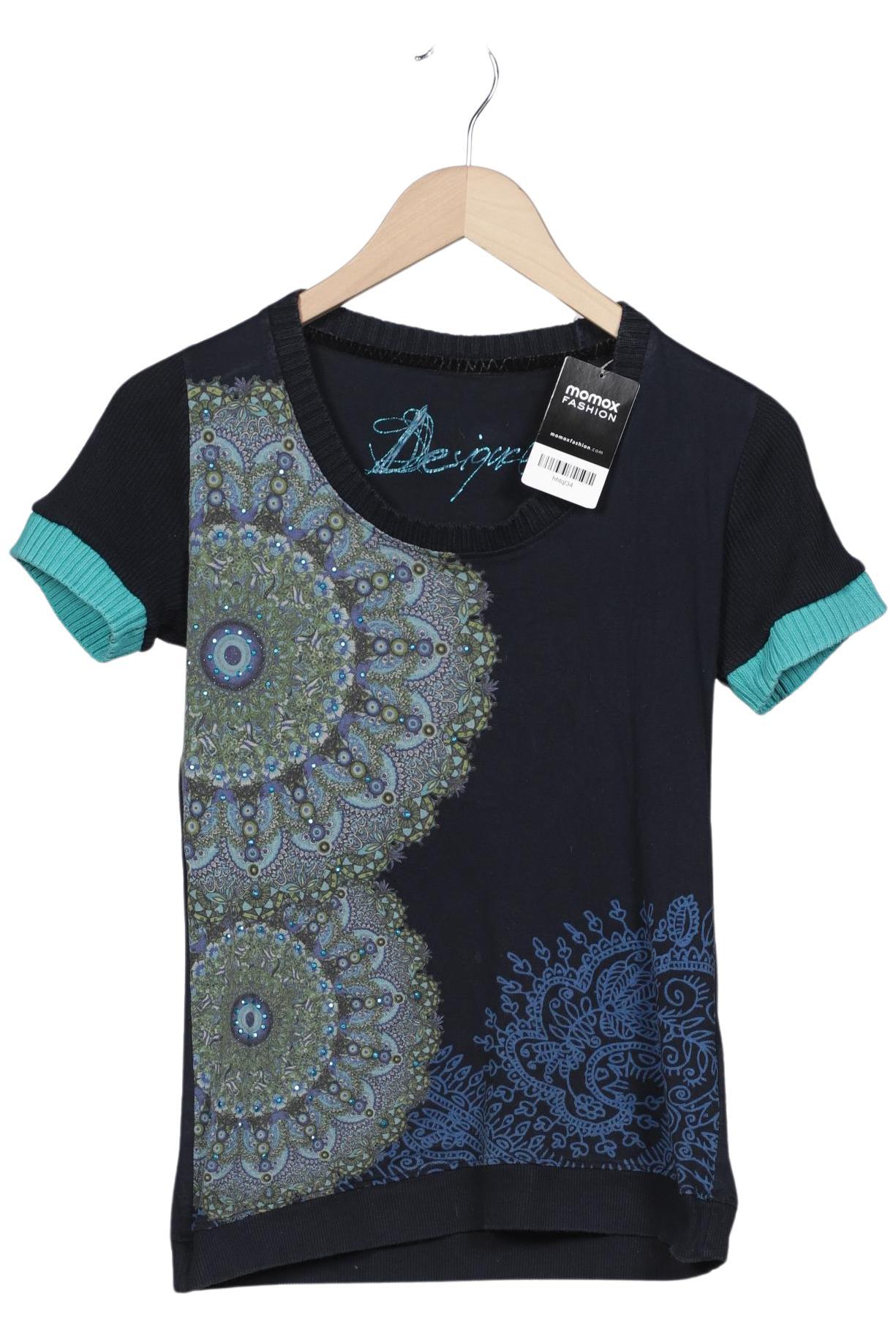 

Desigual Damen T-Shirt, marineblau, Gr. 36