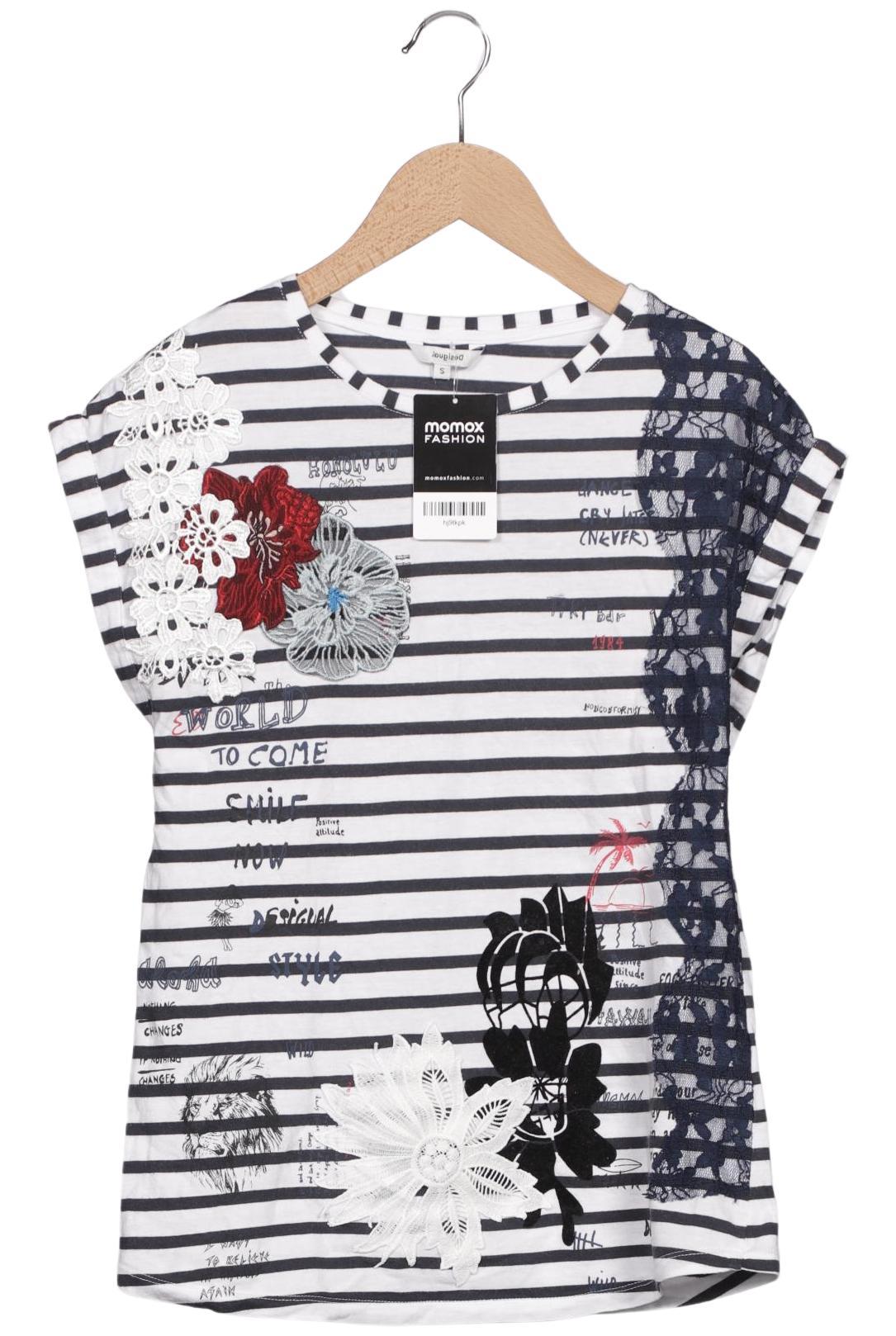 

Desigual Damen T-Shirt, weiß, Gr. 36