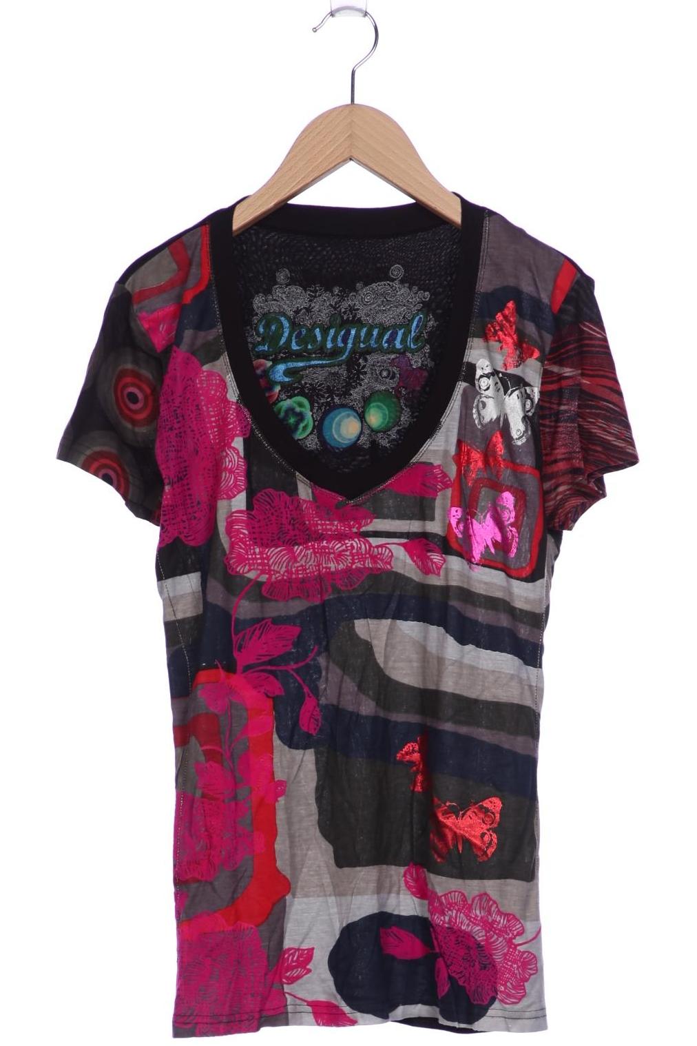 

Desigual Damen T-Shirt, mehrfarbig, Gr. 42