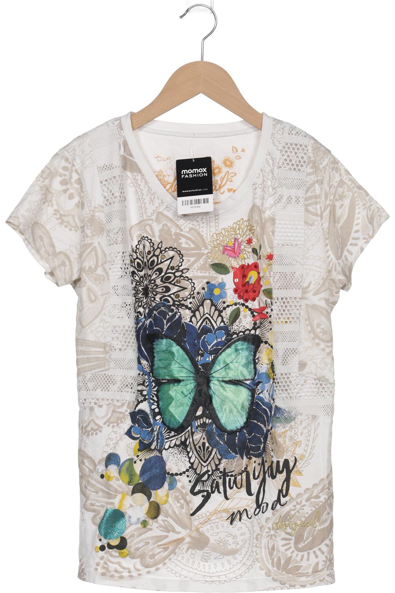 

Desigual Damen T-Shirt, beige, Gr. 44