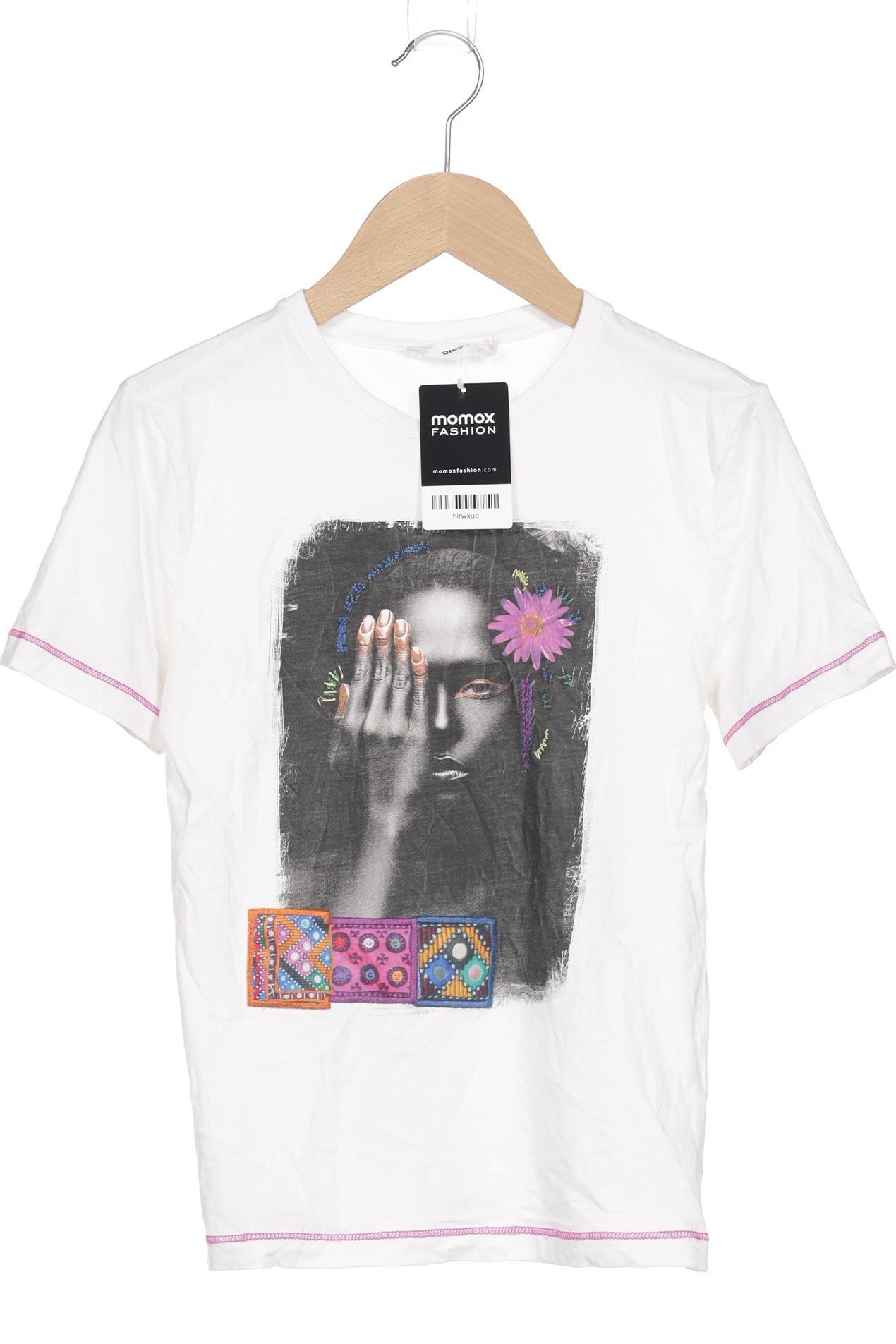 

Desigual Damen T-Shirt, weiß, Gr. 36