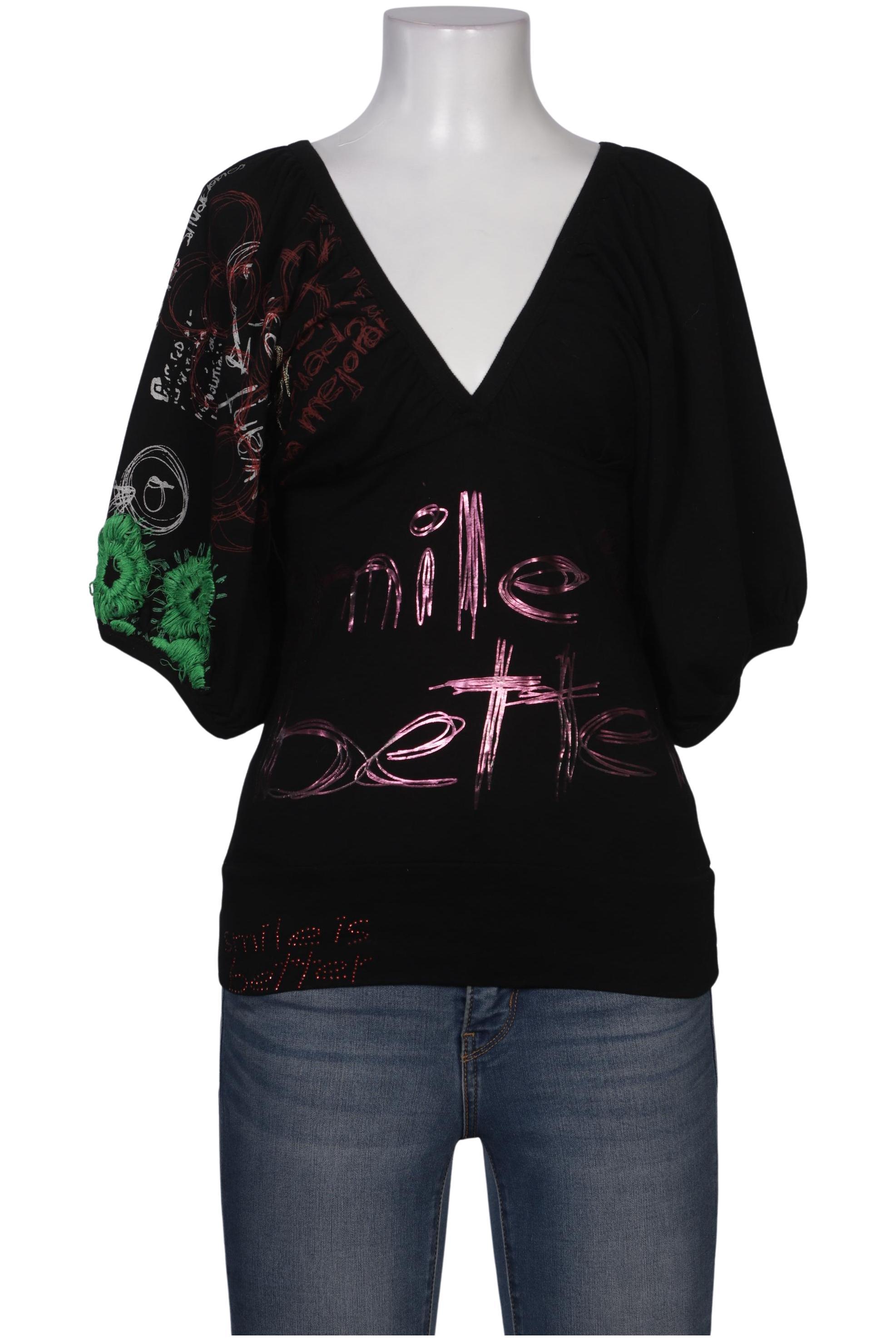 

Desigual Damen T-Shirt, schwarz, Gr. 36