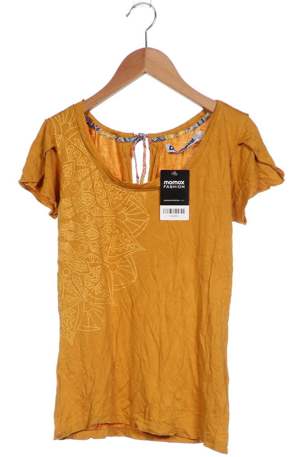 

Desigual Damen T-Shirt, gelb, Gr. 36