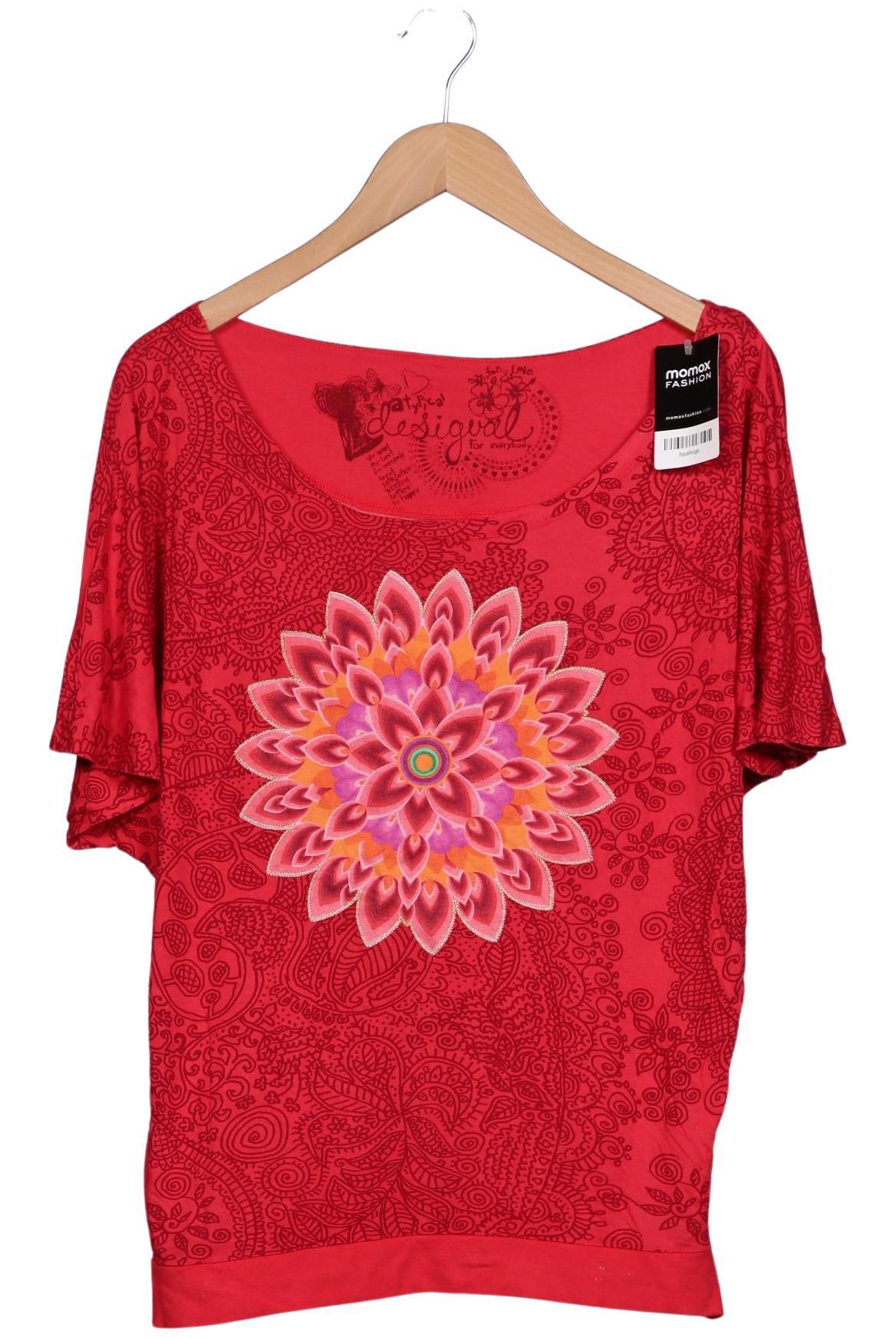 

Desigual Damen T-Shirt, rot, Gr. 38