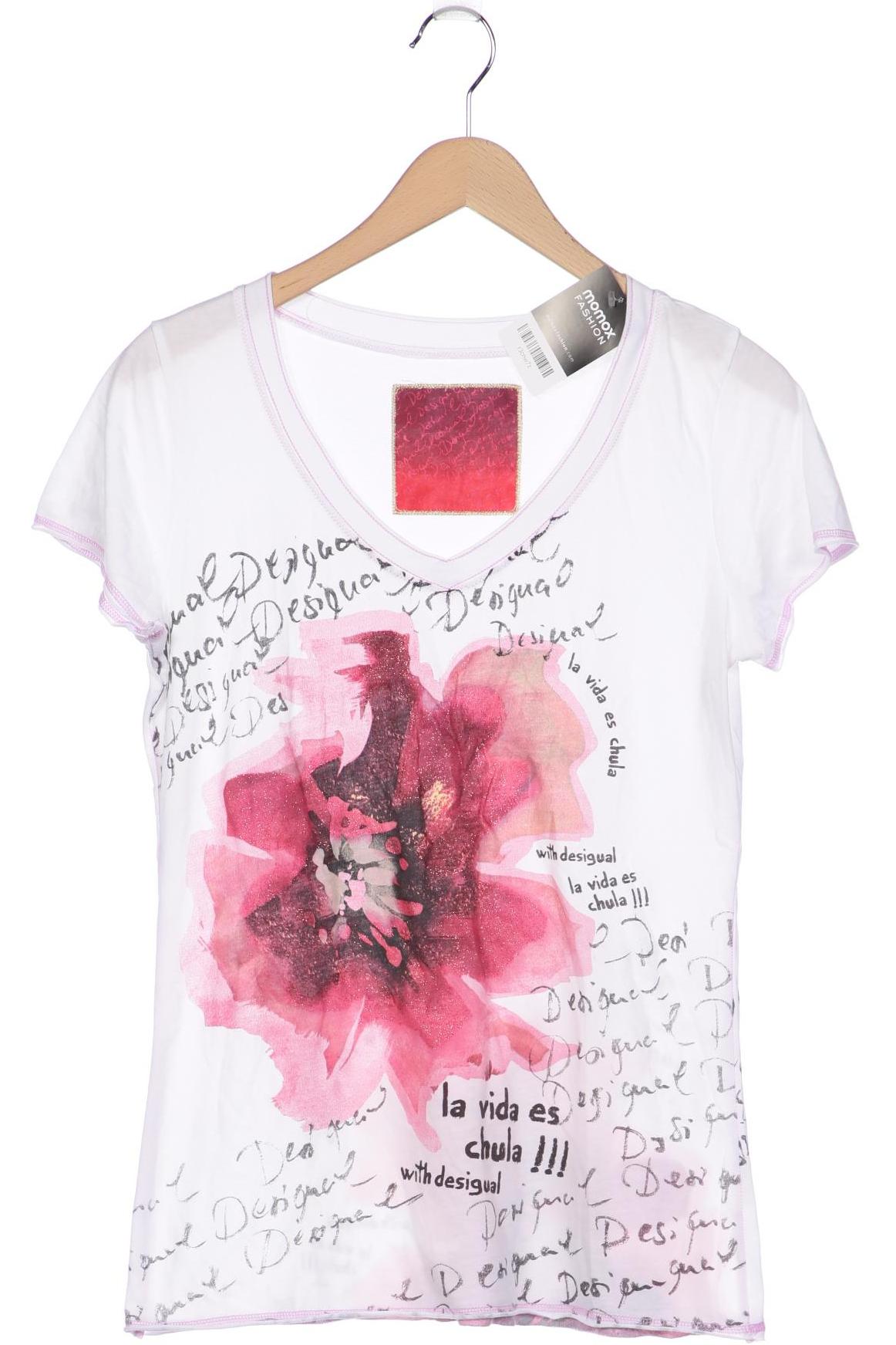 

Desigual Damen T-Shirt, weiß, Gr. 42