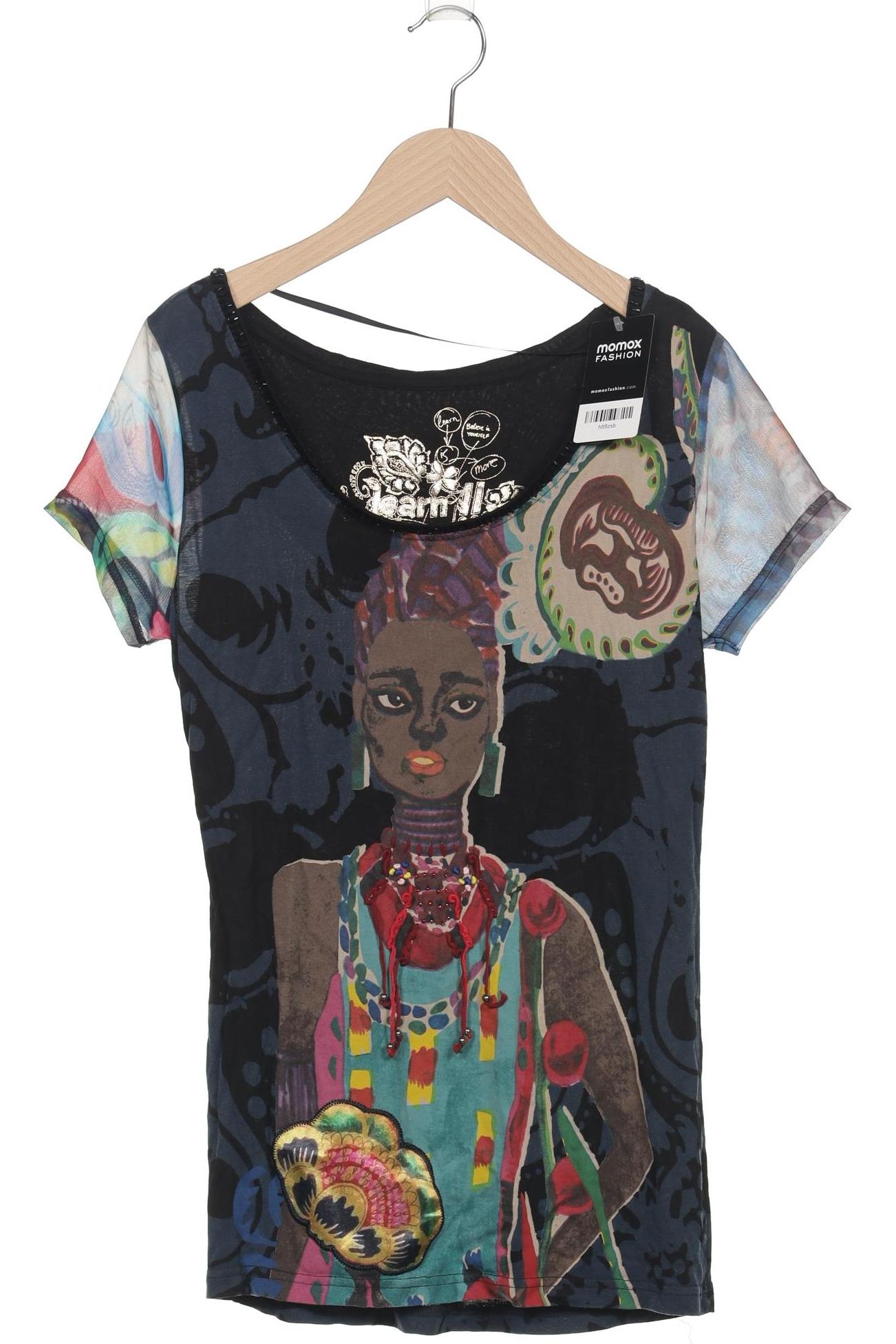 

Desigual Damen T-Shirt, mehrfarbig, Gr. 36