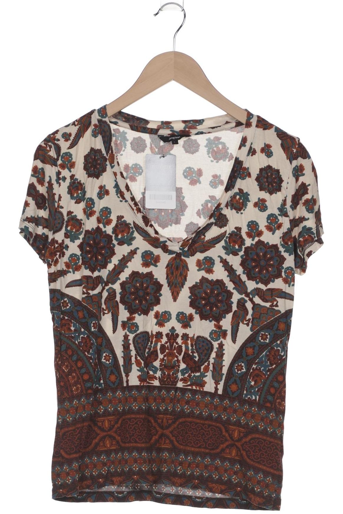 

Desigual Damen T-Shirt, mehrfarbig, Gr. 42