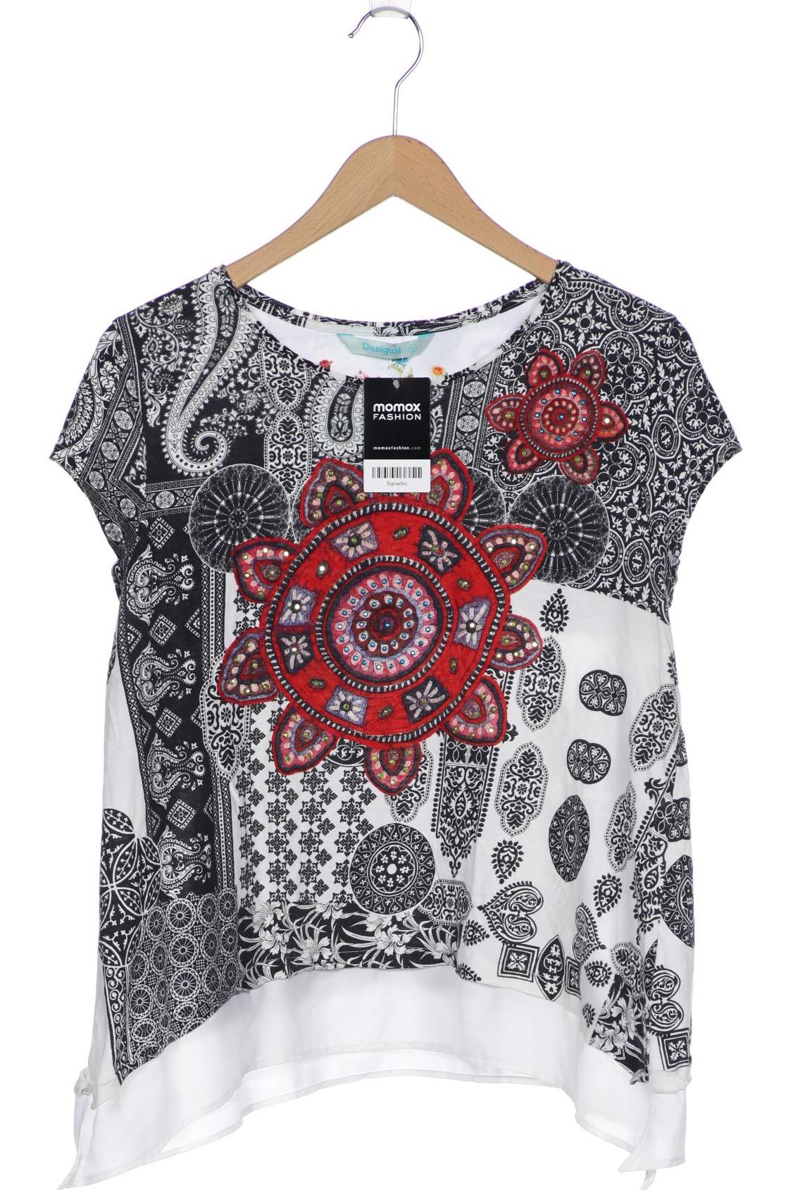 

Desigual Damen T-Shirt, mehrfarbig, Gr. 44