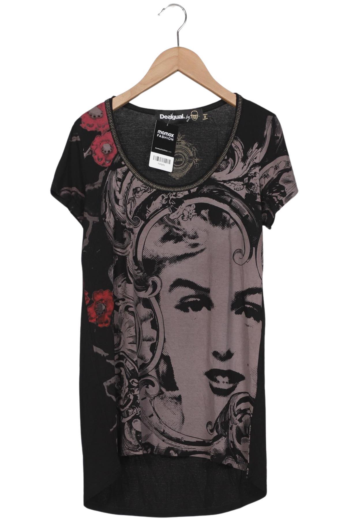 

Desigual Damen T-Shirt, schwarz, Gr. 38