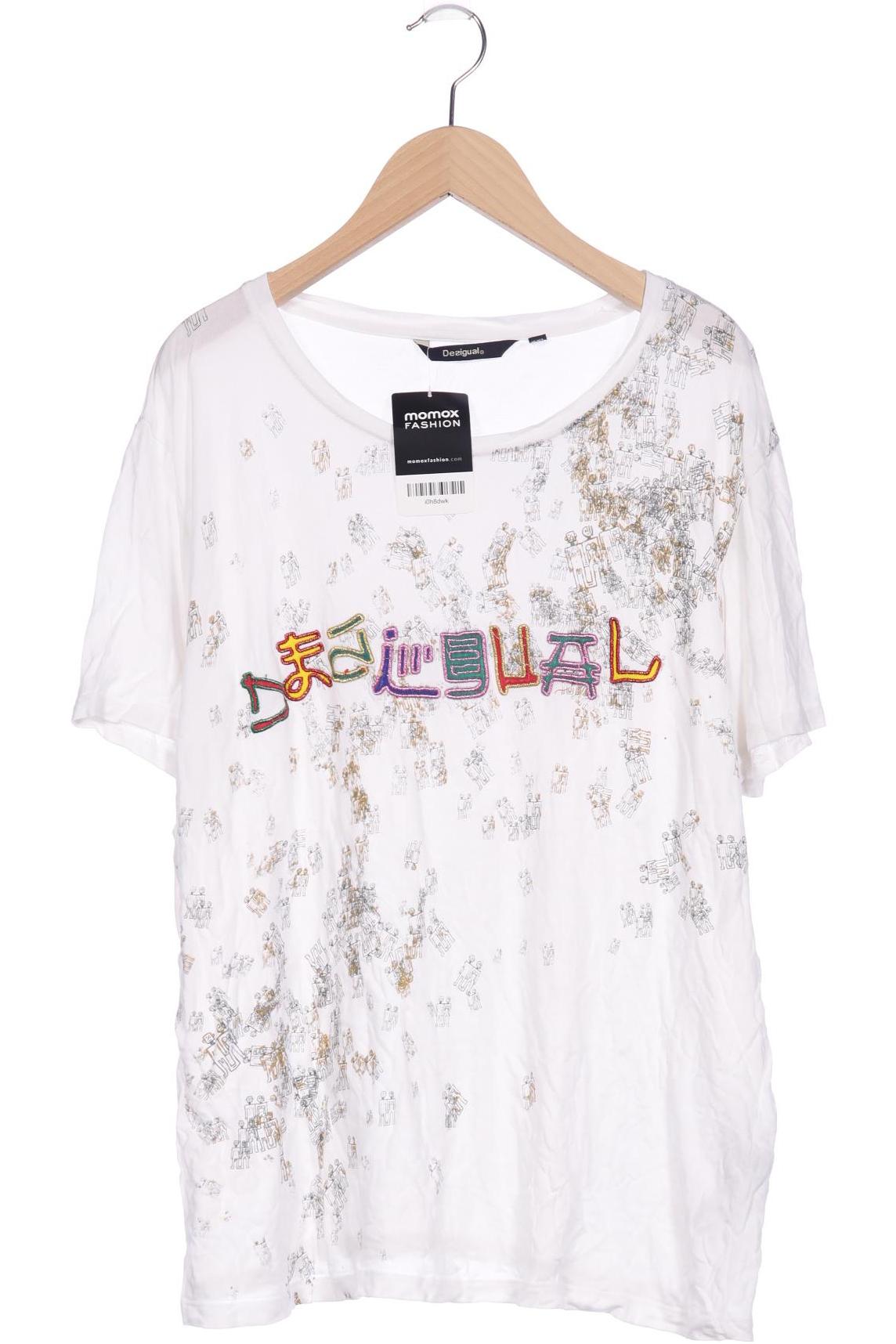 

Desigual Damen T-Shirt, weiß, Gr. 44