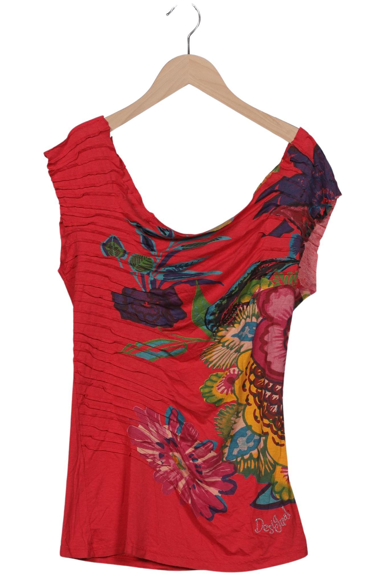 

Desigual Damen T-Shirt, rot, Gr. 42