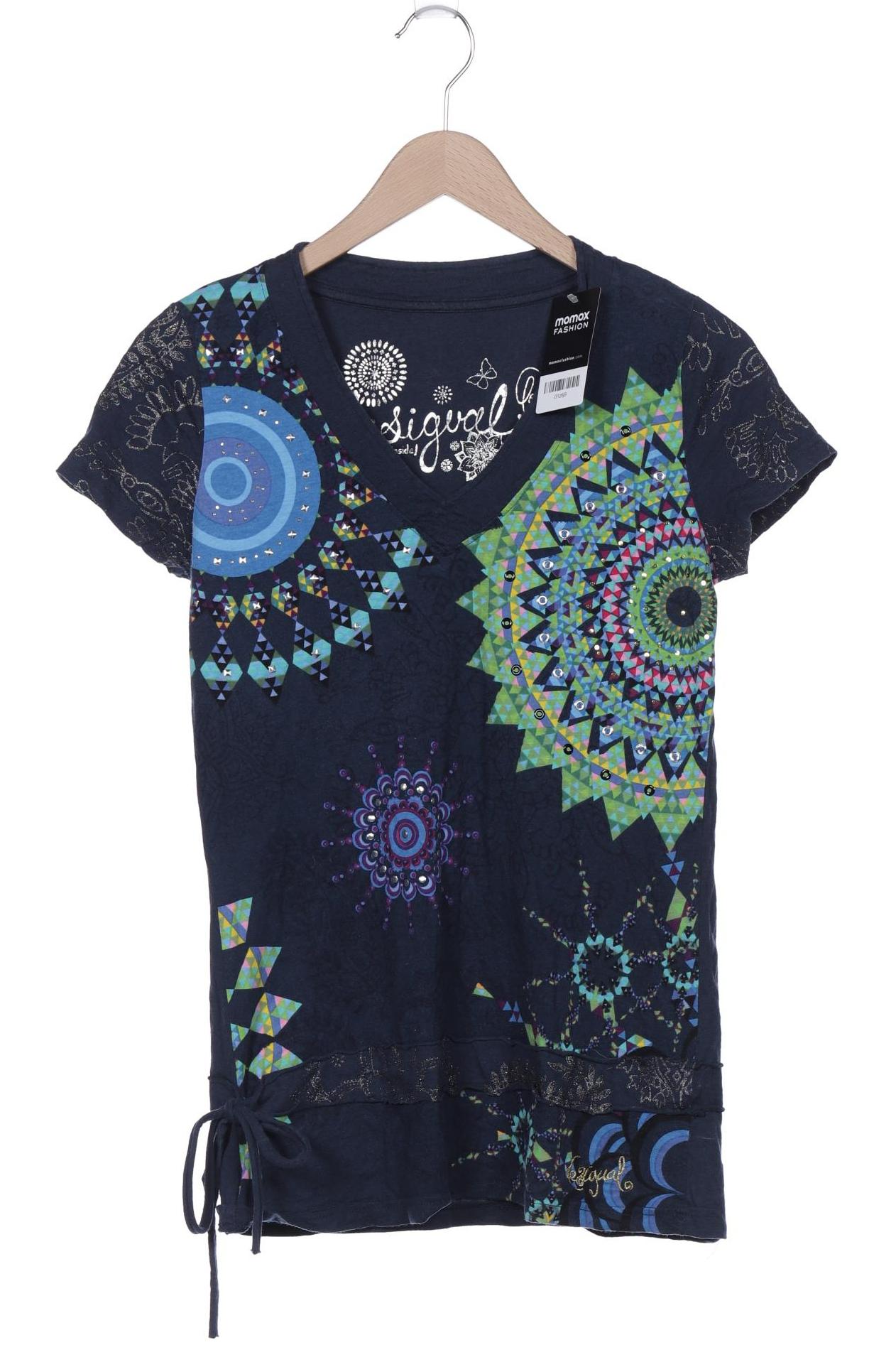 

Desigual Damen T-Shirt, marineblau, Gr. 42