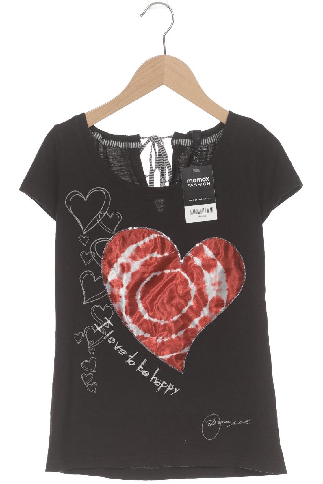 

Desigual Damen T-Shirt, schwarz, Gr. 34