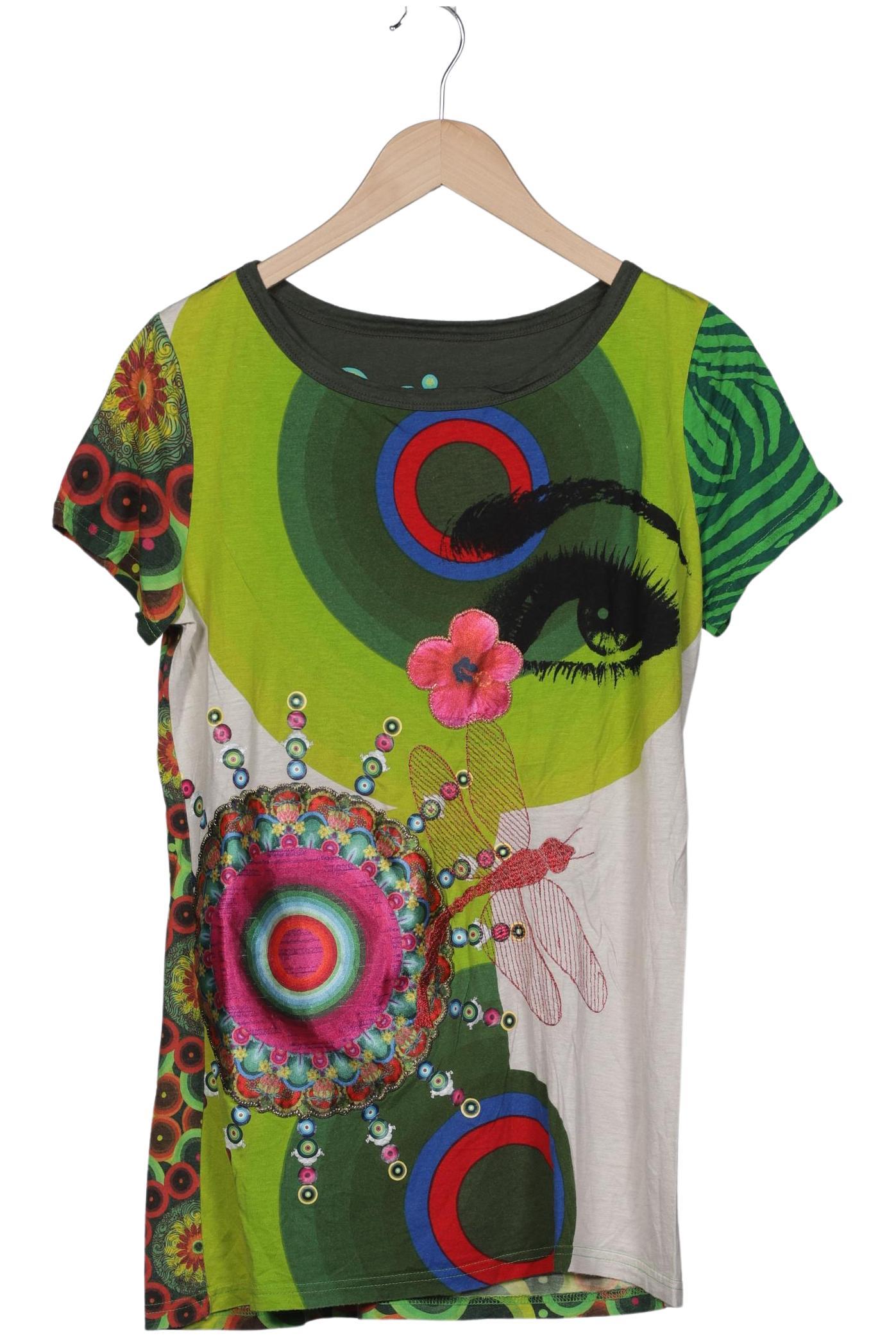 

Desigual Damen T-Shirt, grün, Gr. 44